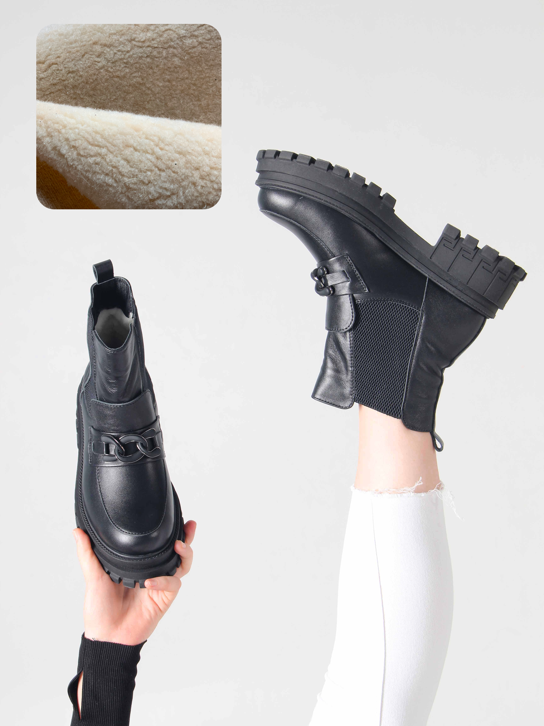 картинка Ботинки ED'ART 358.5511'bl.Black от интернет магазина