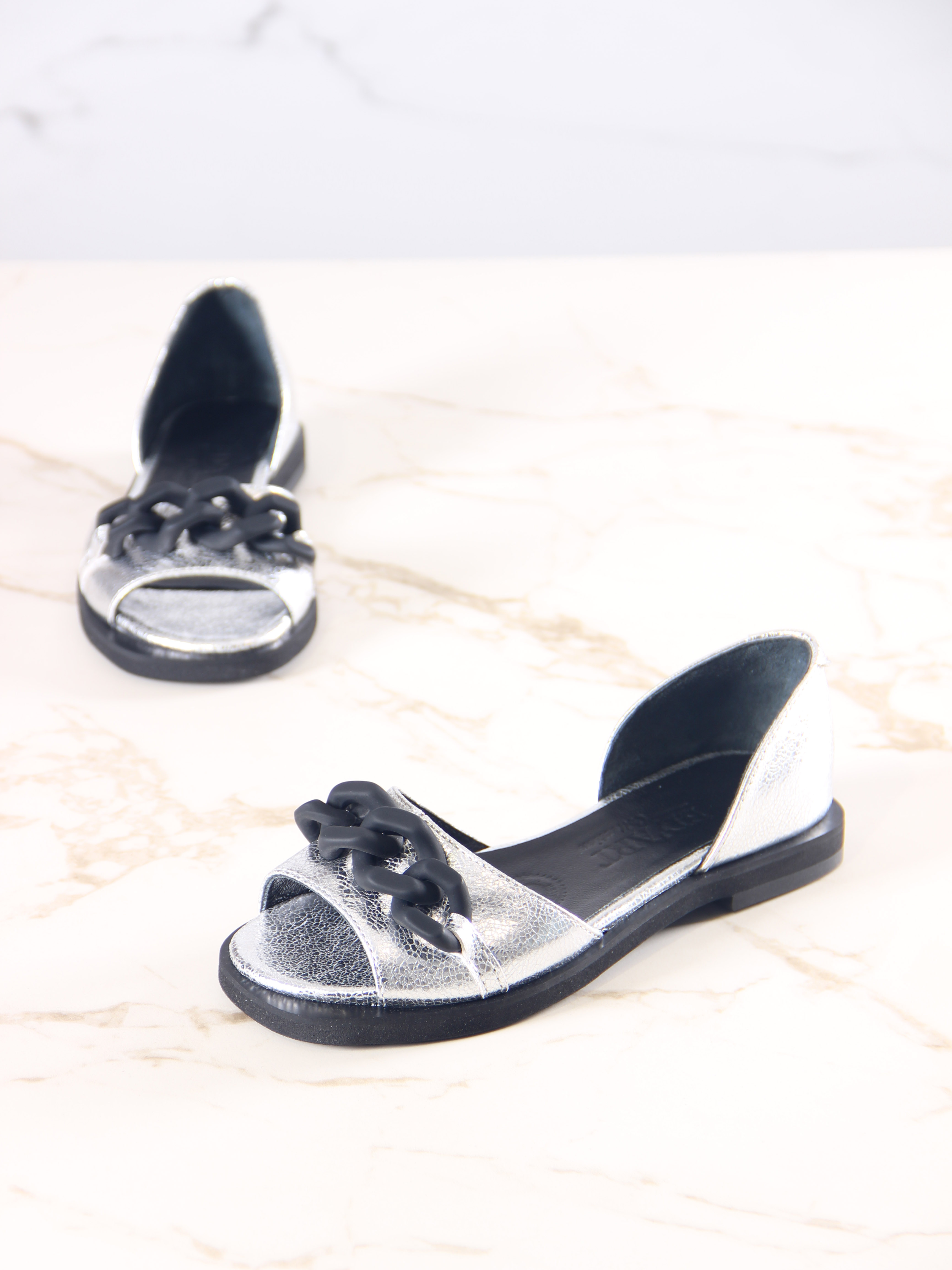 картинка Босоножки ED'ART 1024z.110z'bl.Серебро от интернет магазина