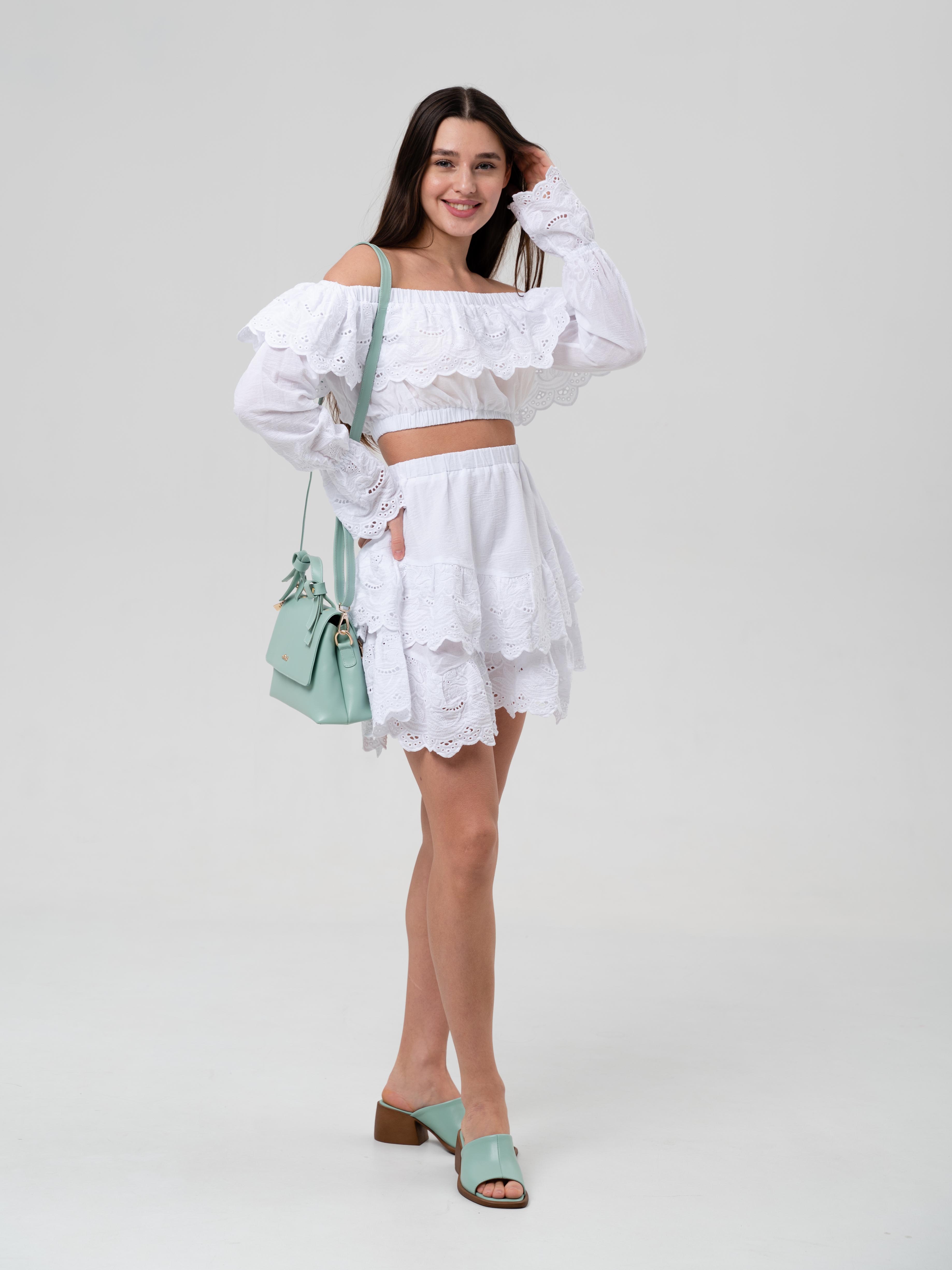 картинка Босоножки ED'ART 4012.23663'br. Мята+коричневый от интернет магазина