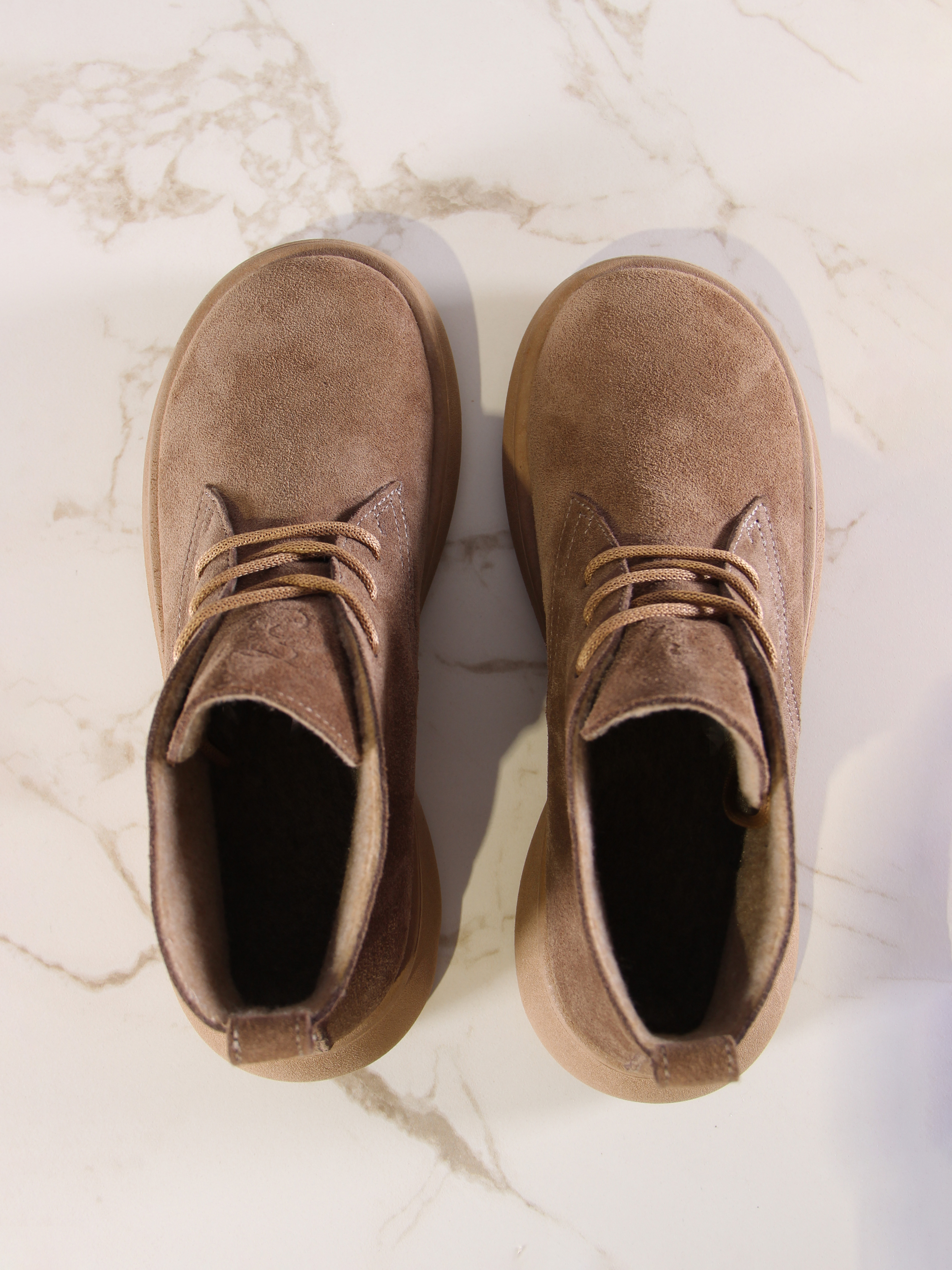 картинка Ботинки  ED'ART 308.927'ka.Серо-коричневая замша от интернет магазина