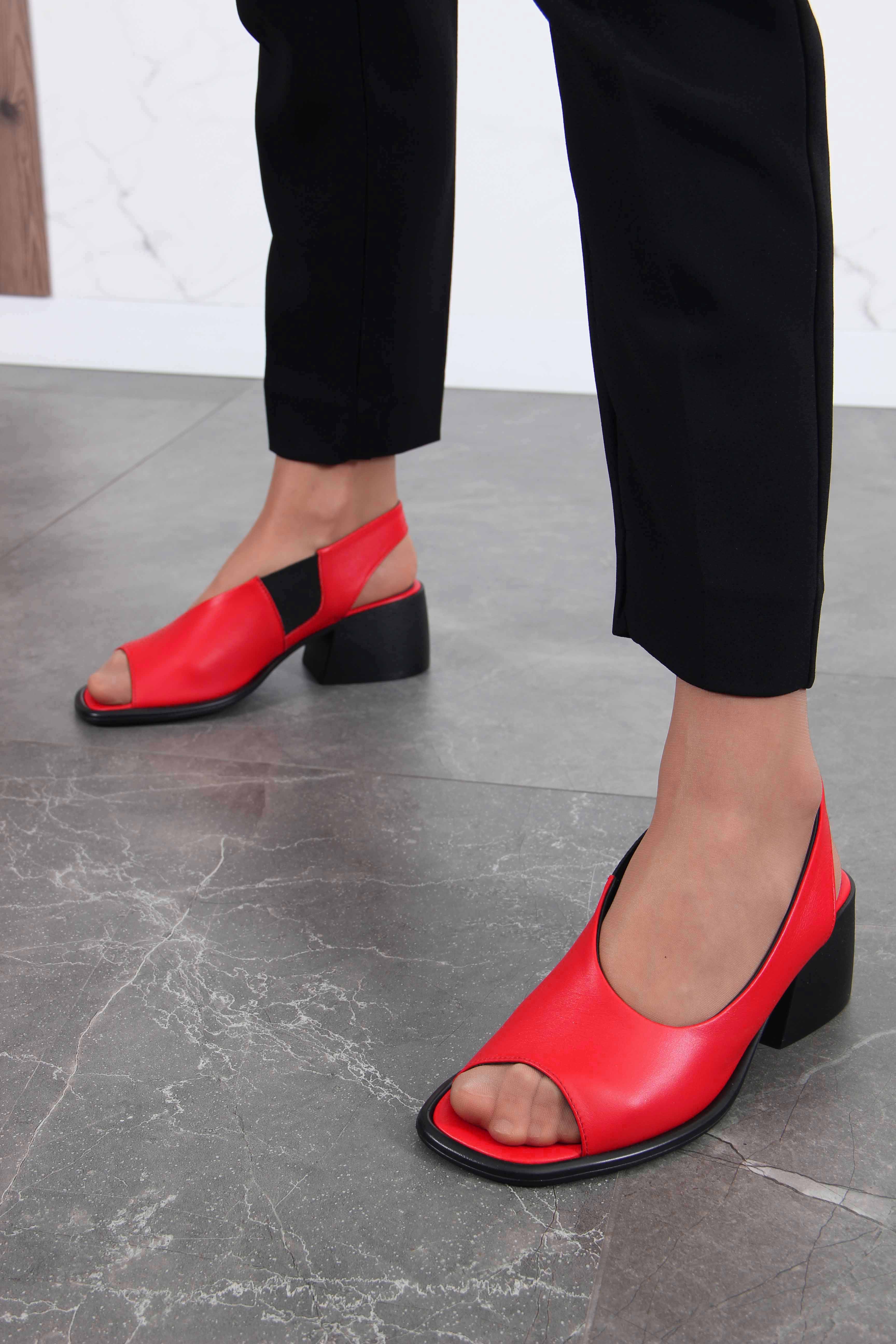 картинка Босоножки ED'ART 4011.23663'bl. Красный от интернет магазина