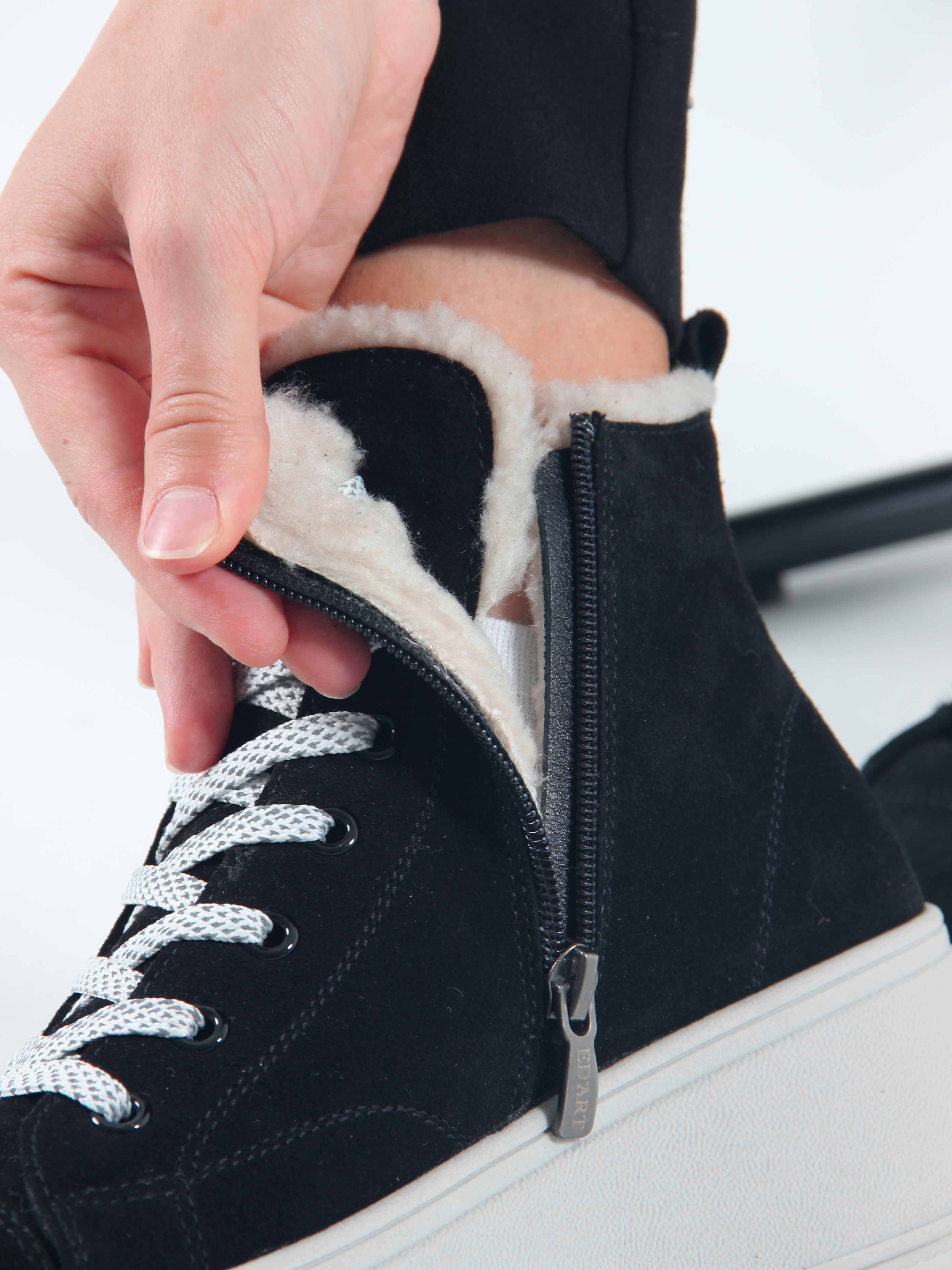 картинка Ботинки ED'ART 217.ALTA'gr. черный замша от интернет магазина