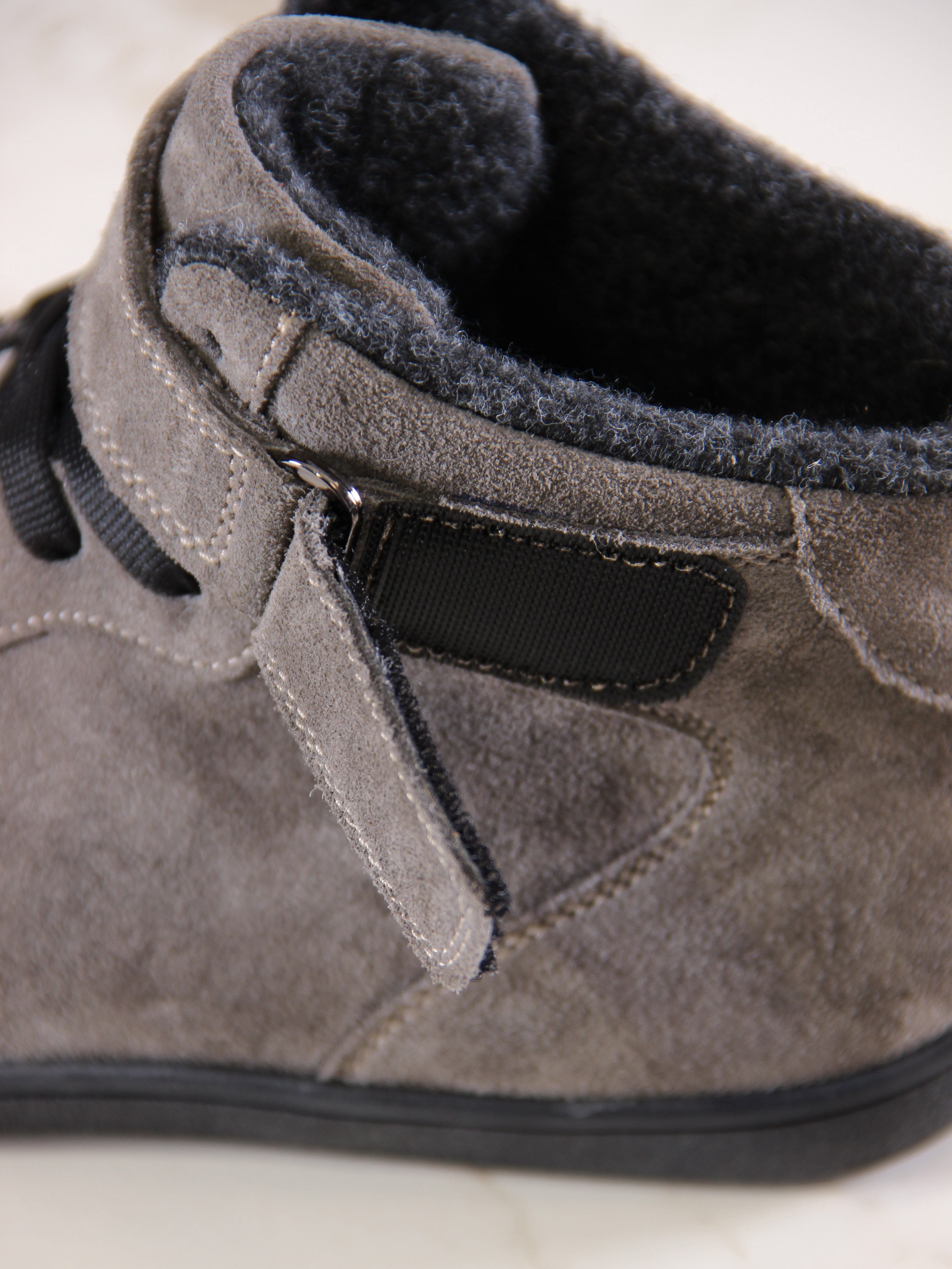 картинка Босоногие ботинки ED'ART 211.NATA'bl.Серый замок замша от интернет магазина