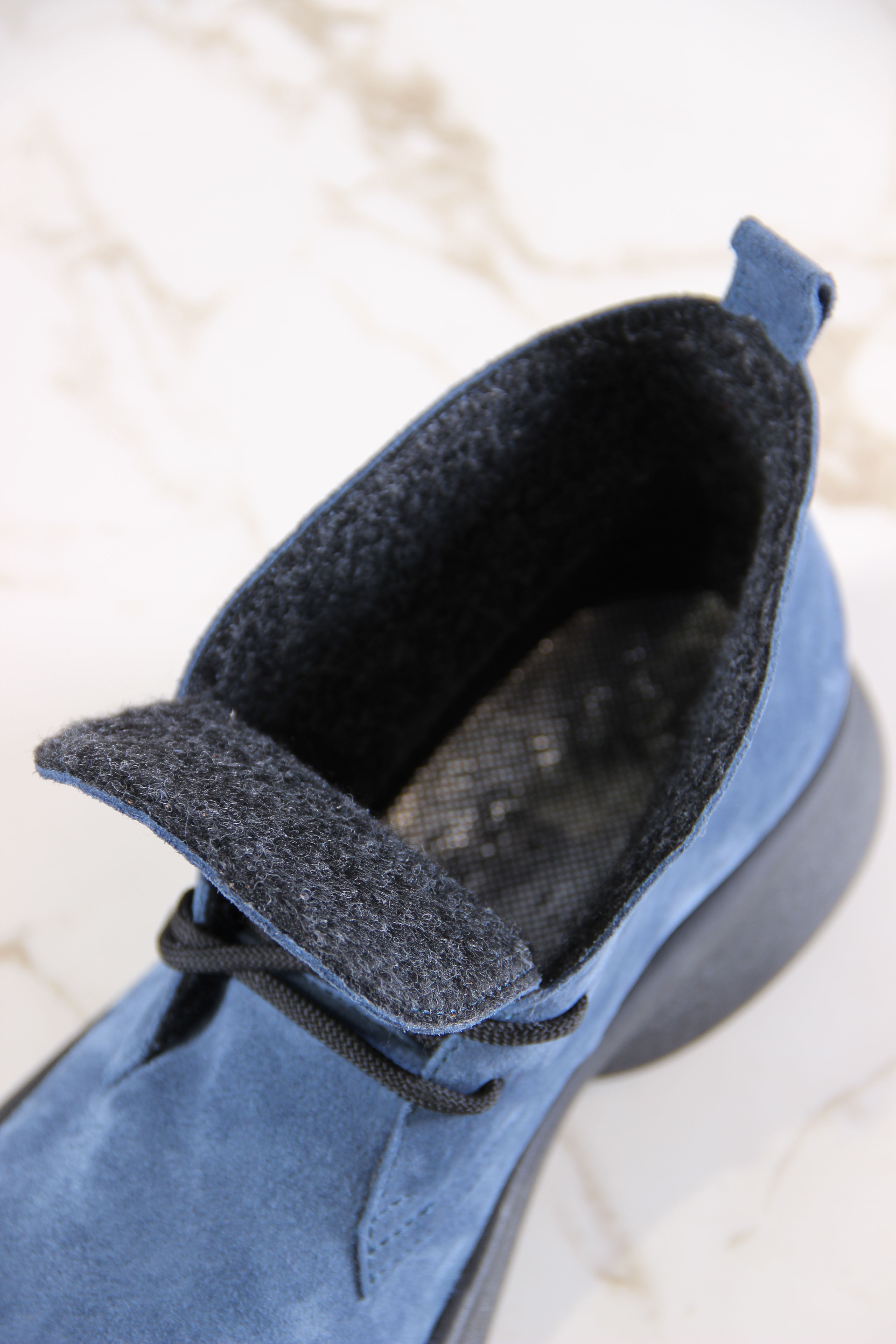 картинка Ботинки  ED'ART 308.927'bl.Синяя замша от интернет магазина