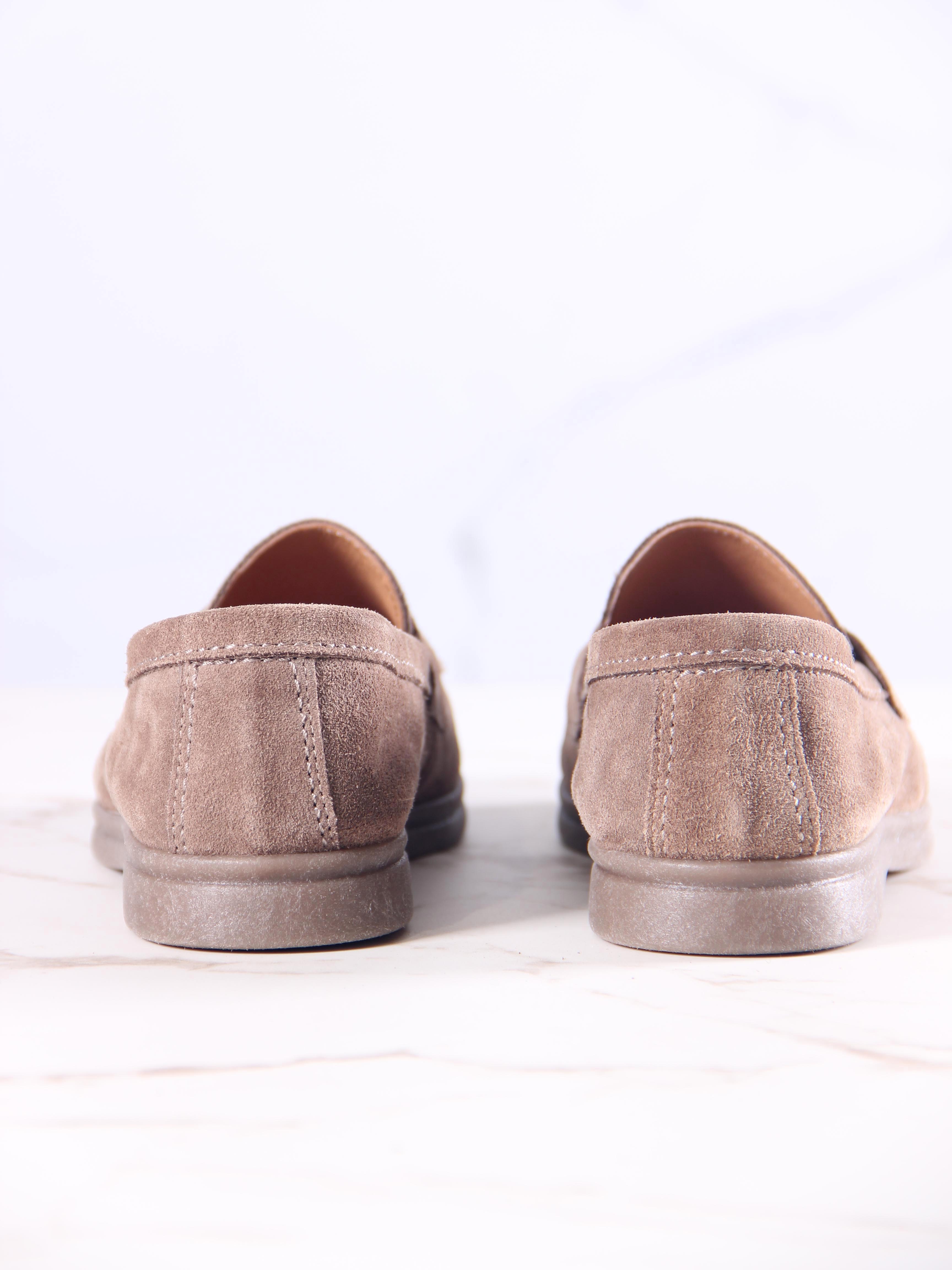 картинка Лоферы туфли ED'ART 170.2614'be. Коричневый капучино от интернет магазина