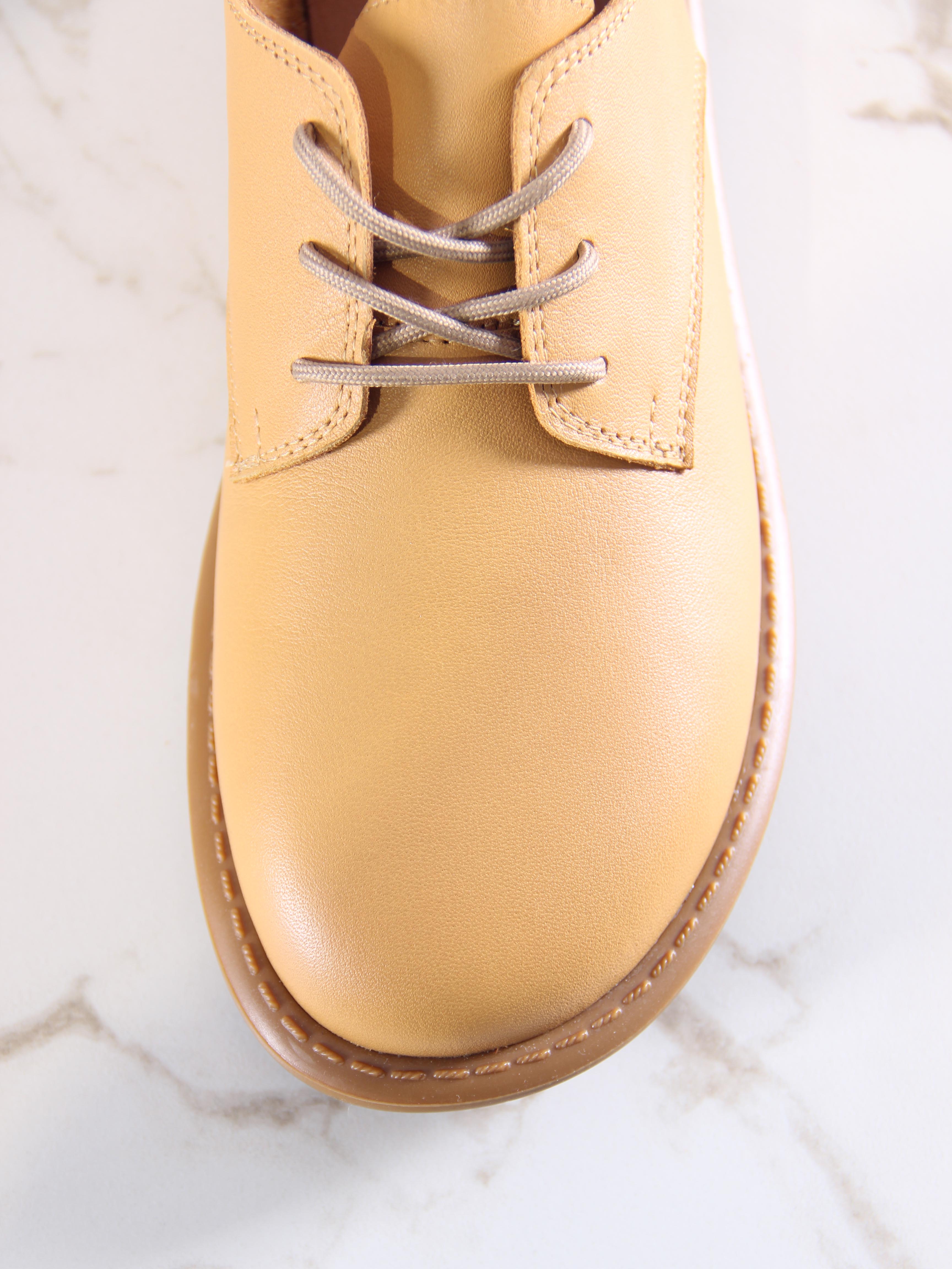 картинка Туфли ED'ART 181.ОКСЕ'br. Лион тыква+коричневый от интернет магазина