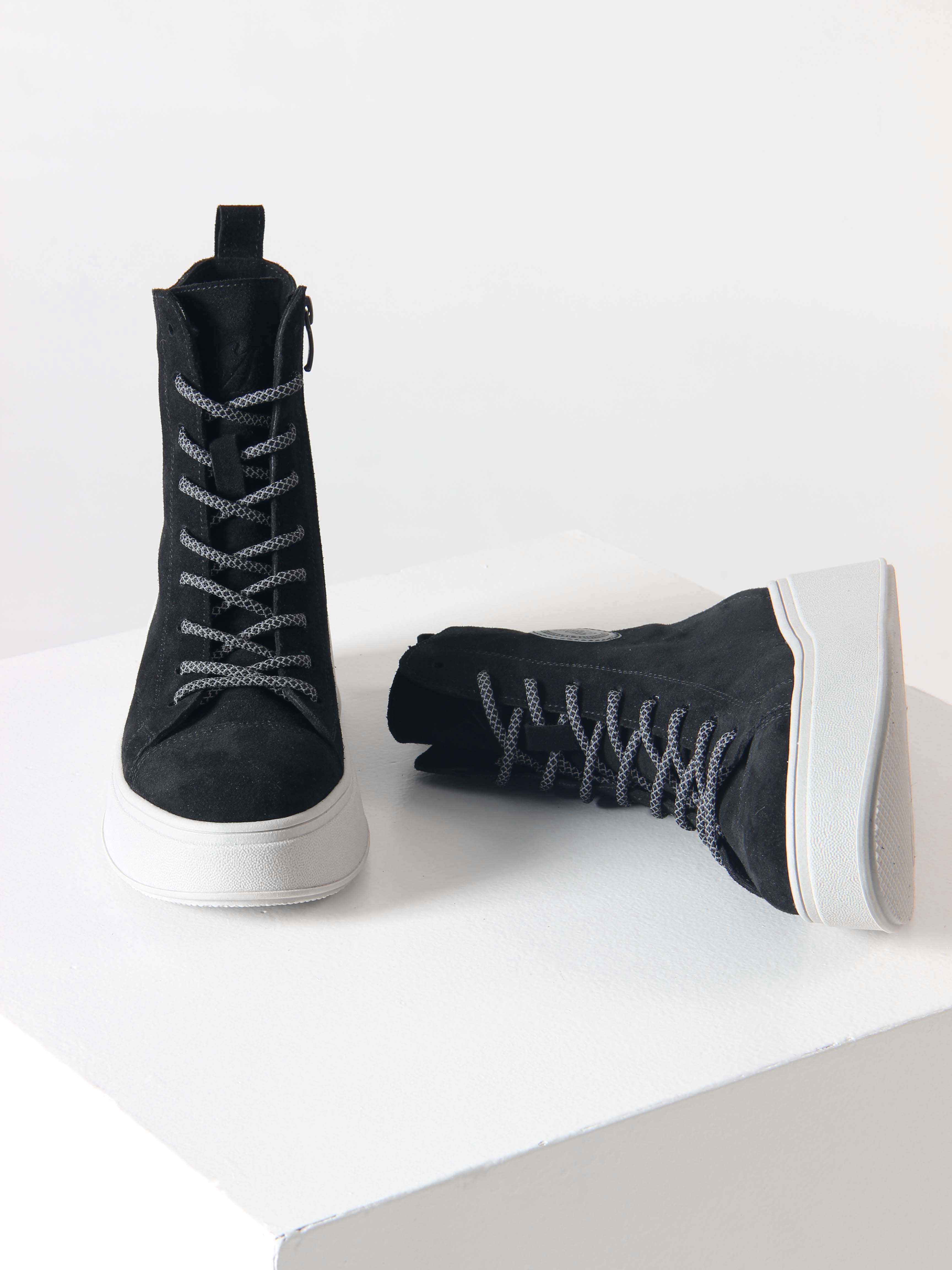 картинка Ботинки ED'ART 215.ALTA'gr. Черный замша от интернет магазина