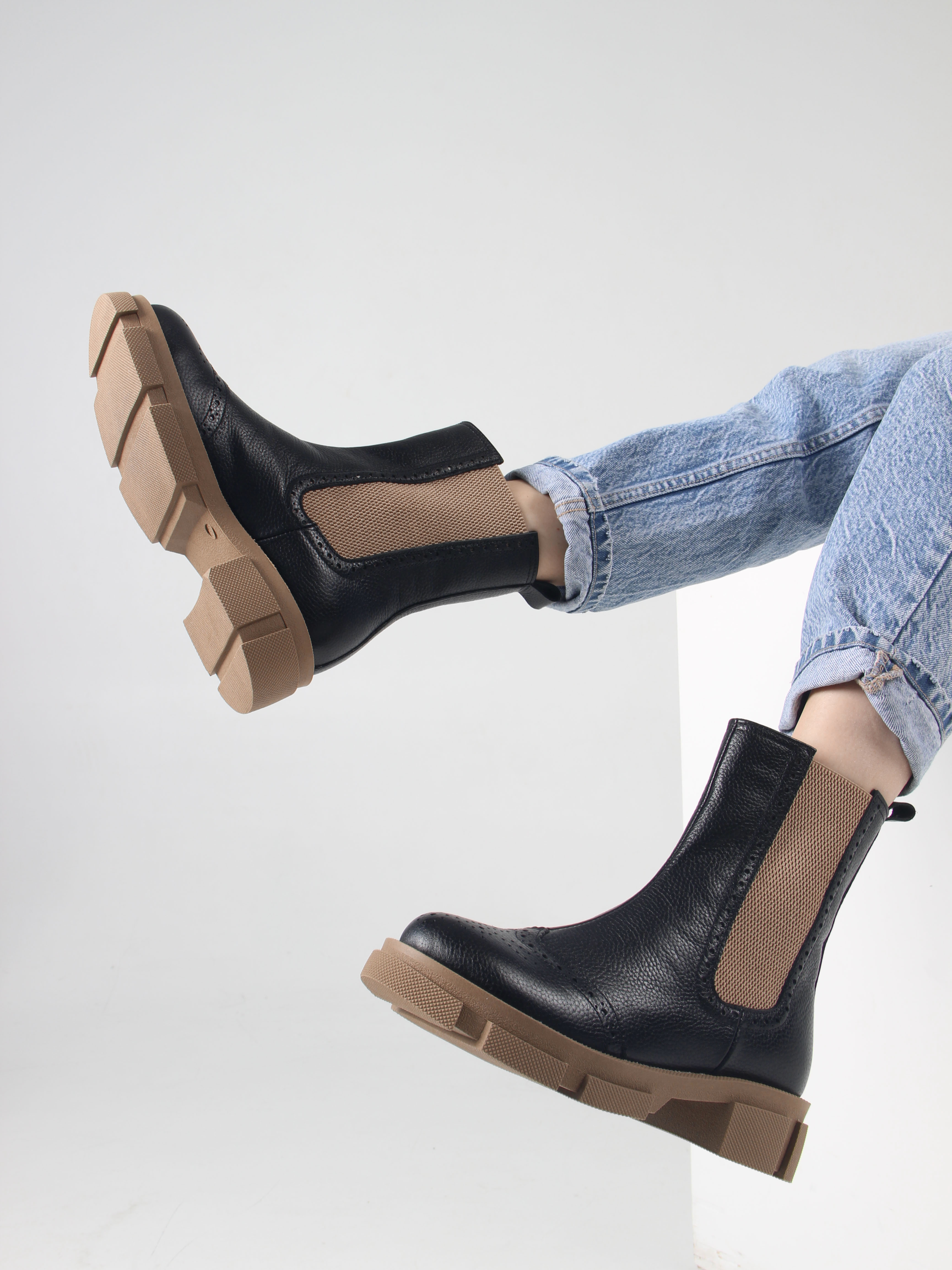 картинка Челси ED'ART 360.P.21074'nut. черный макс какао от интернет магазина