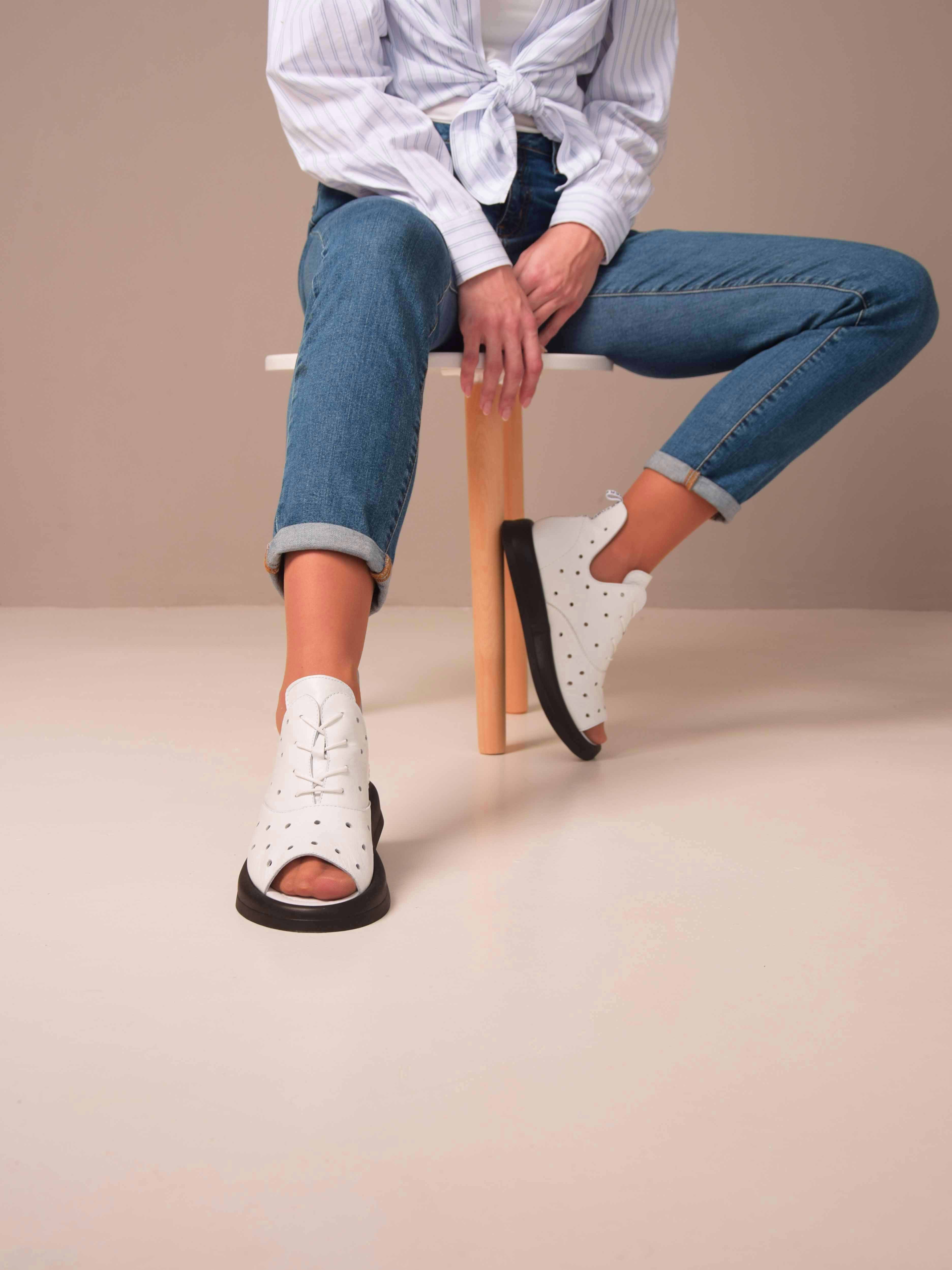 картинка Босоножки ED'ART 1059.0132'bl.Белый от интернет магазина