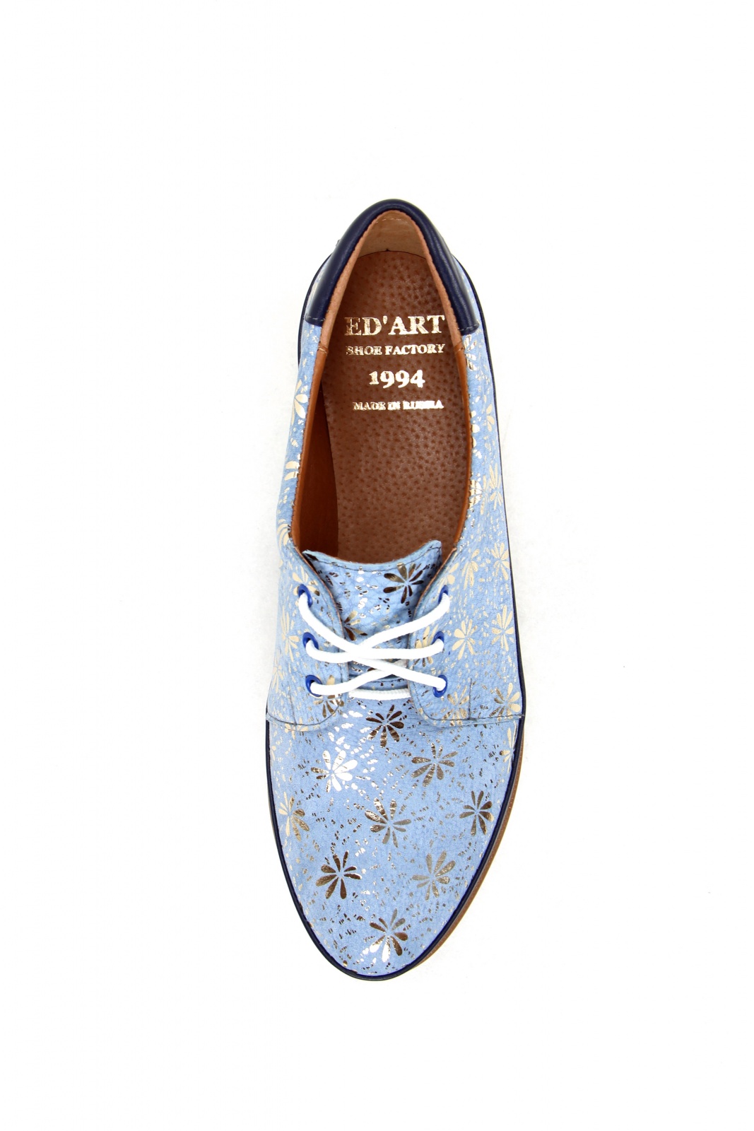 картинка Туфли полуботинки ED'ART 103.man'w.blue от интернет магазина