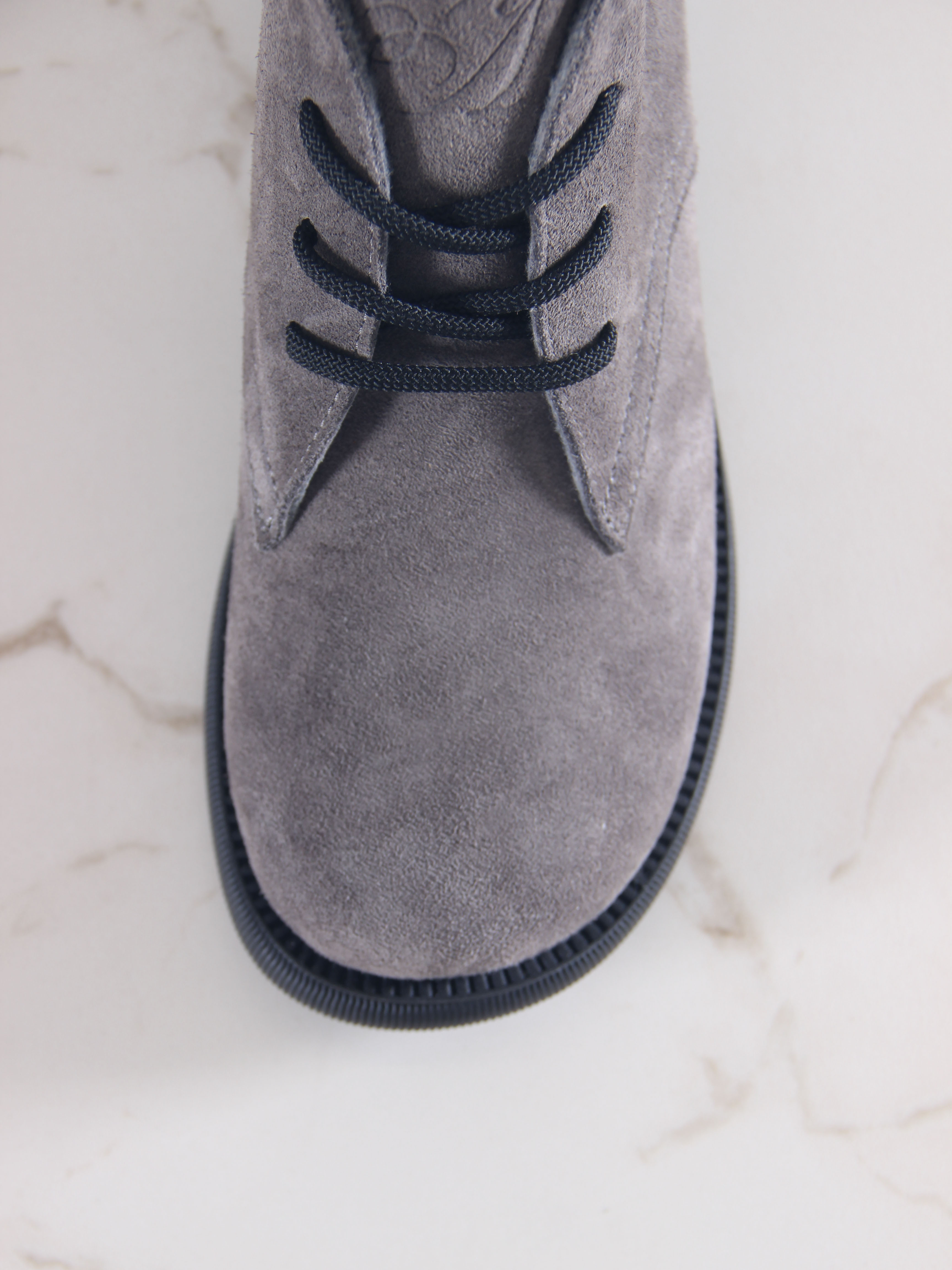 картинка Ботинки ED'ART 308.патриция'bl. Серый замок замша от интернет магазина