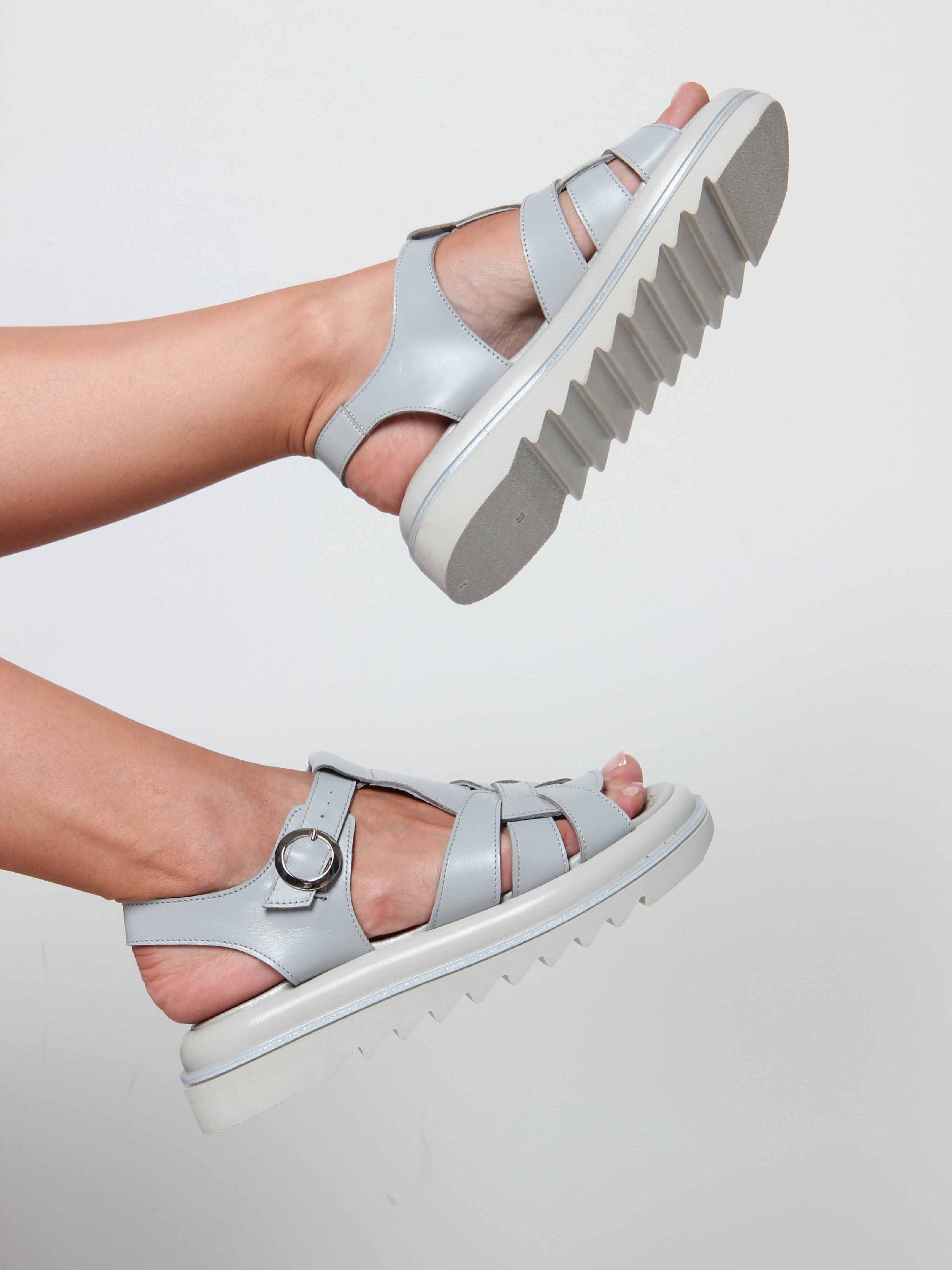 картинка Босоножки ED'ART 2028.2525'gr. Серый от интернет магазина