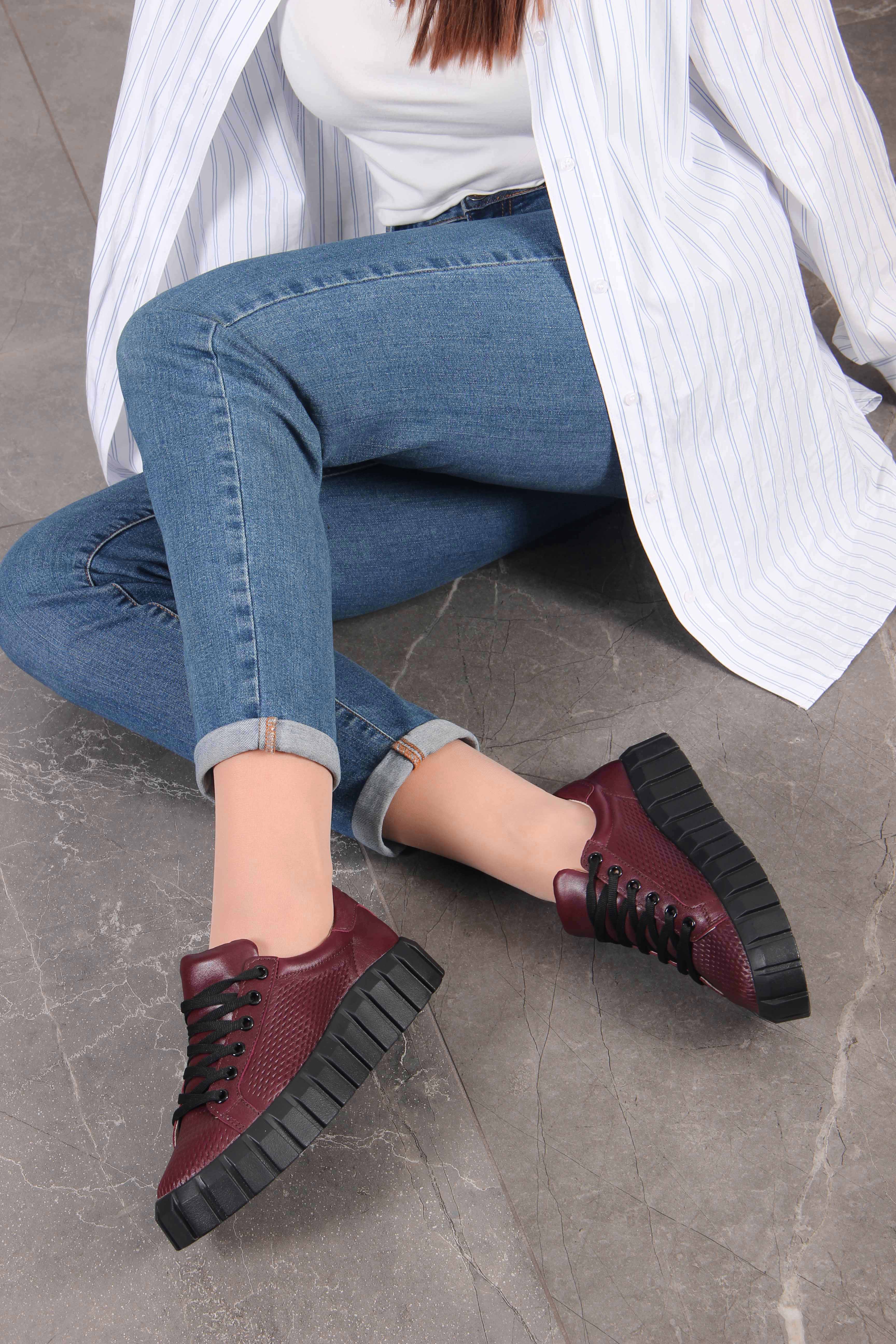 картинка Кеды ED'ART 127.91505'bl. Бордовый R от интернет магазина