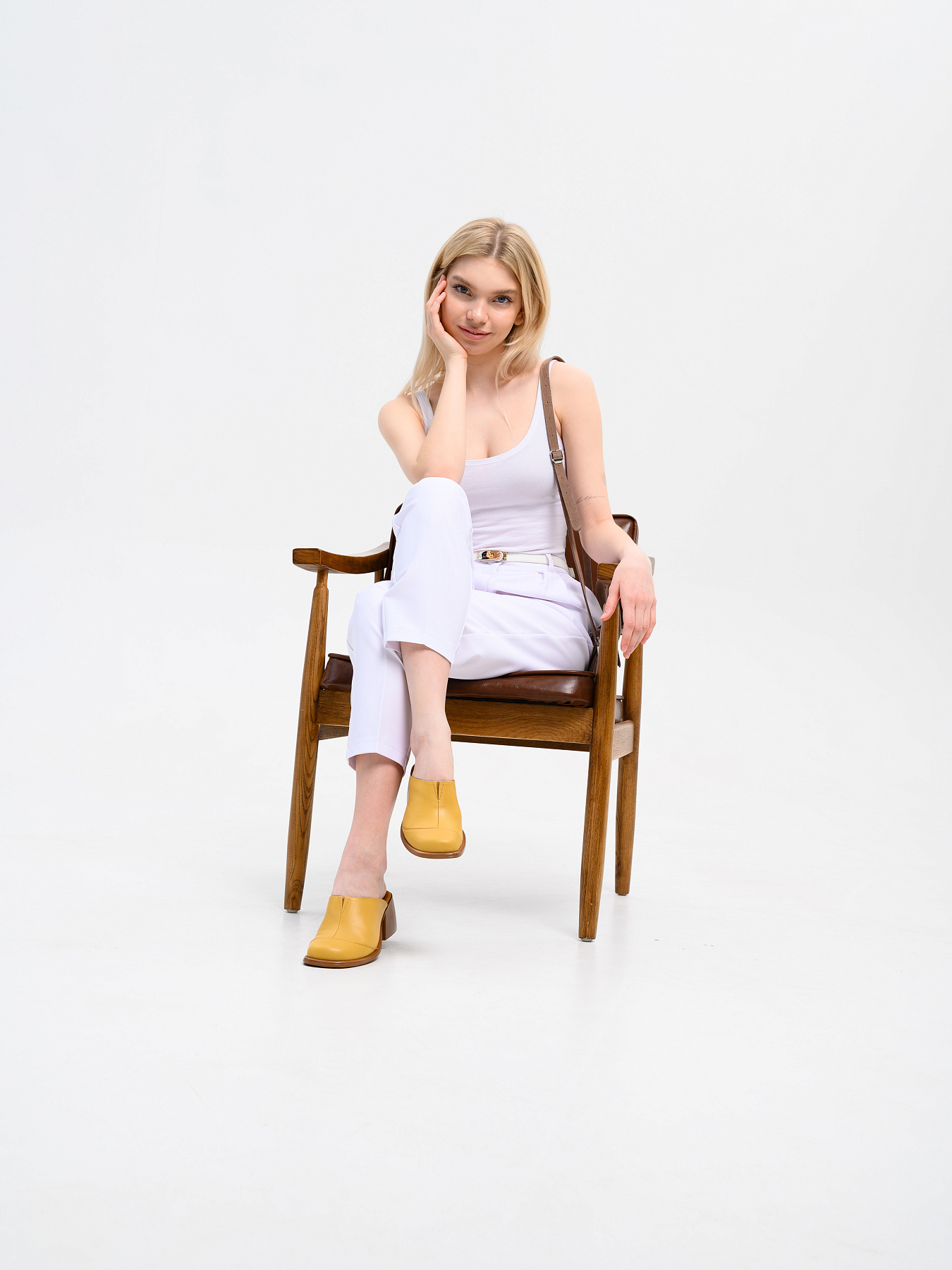 картинка Сабо ED'ART 5132.23663'br. Тыква лион+коричневый от интернет магазина