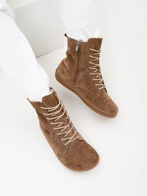 Босоногие ботинки  ED'ART 351.NATA'br.Серо-коричневая замша