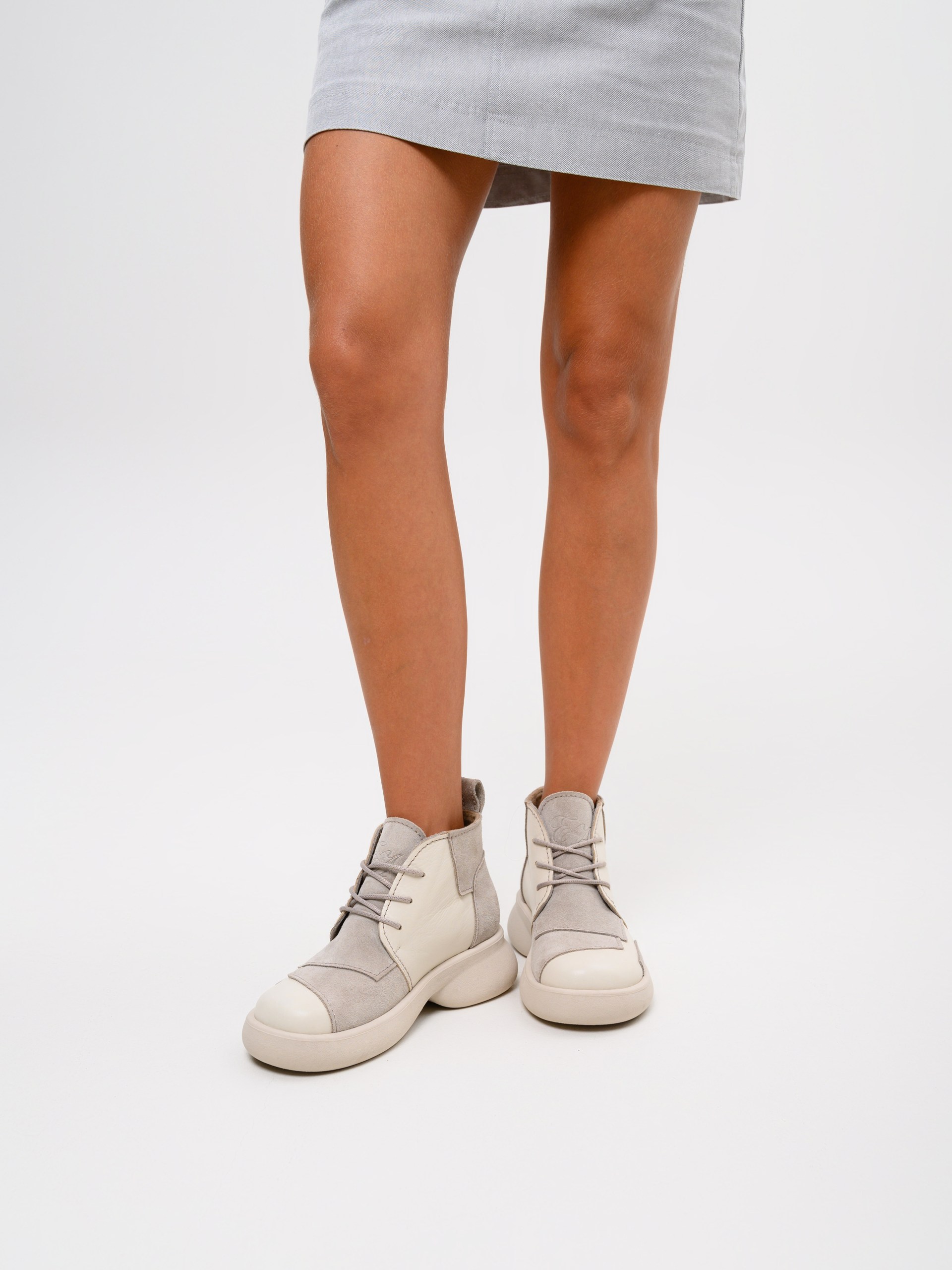 картинка Ботинки  ED'ART 305.927'be. Бежевый стар+каменная замша от интернет магазина