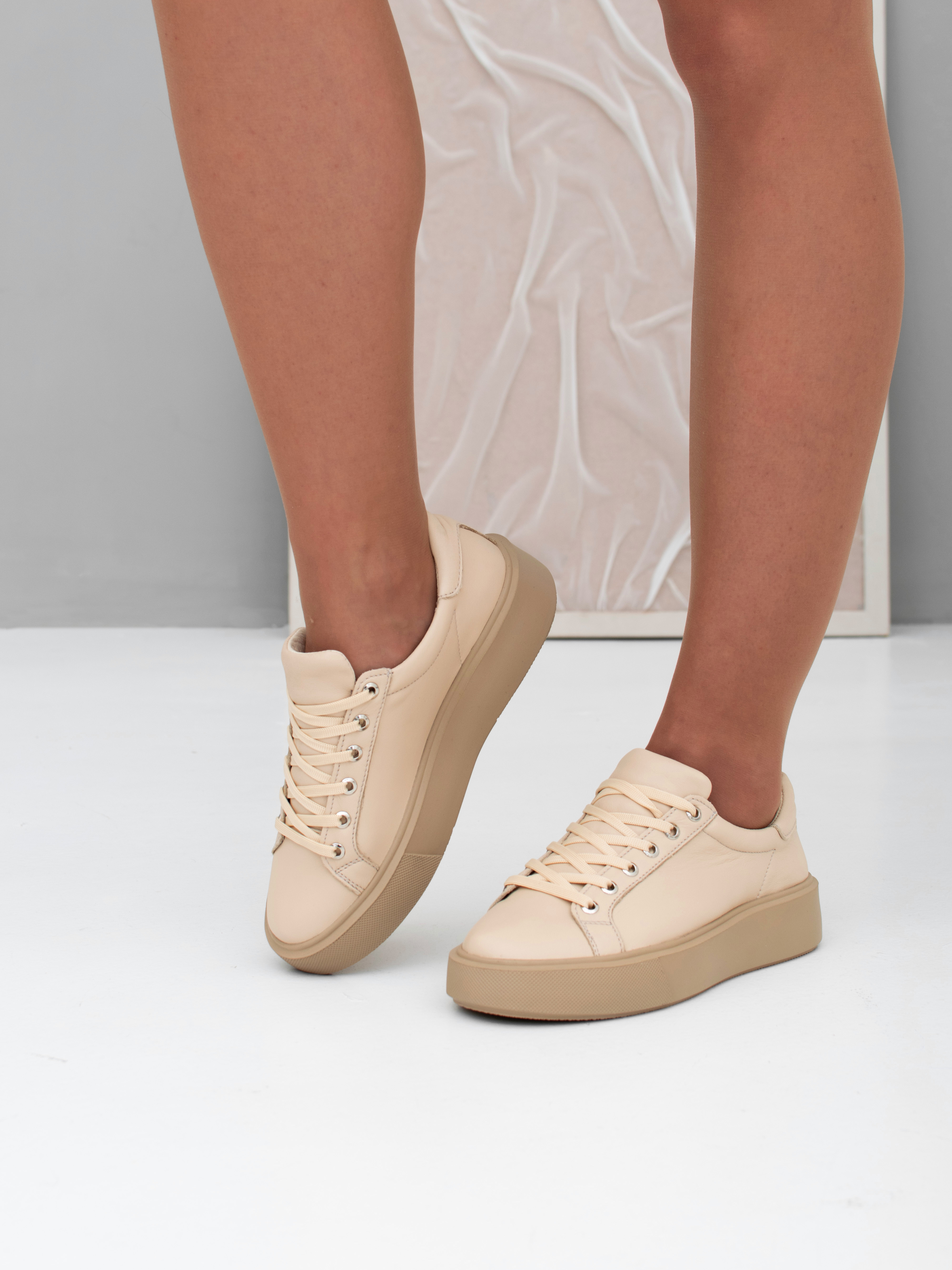 картинка Кеды ED'ART 128.Mikki'bе.Бежевый от интернет магазина