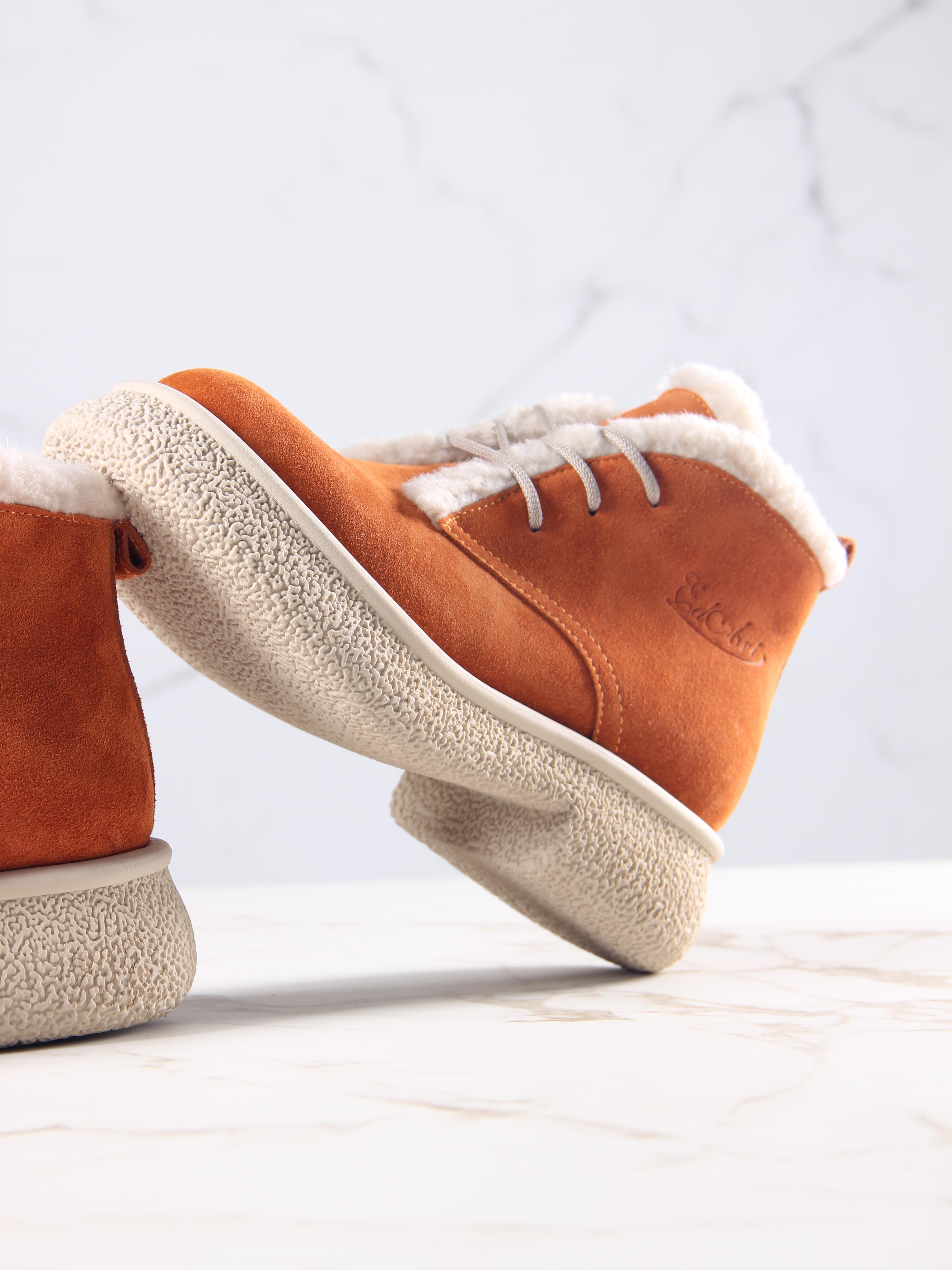 картинка Ботинки ED'ART 308.агата'w. мандарин замша з от интернет магазина