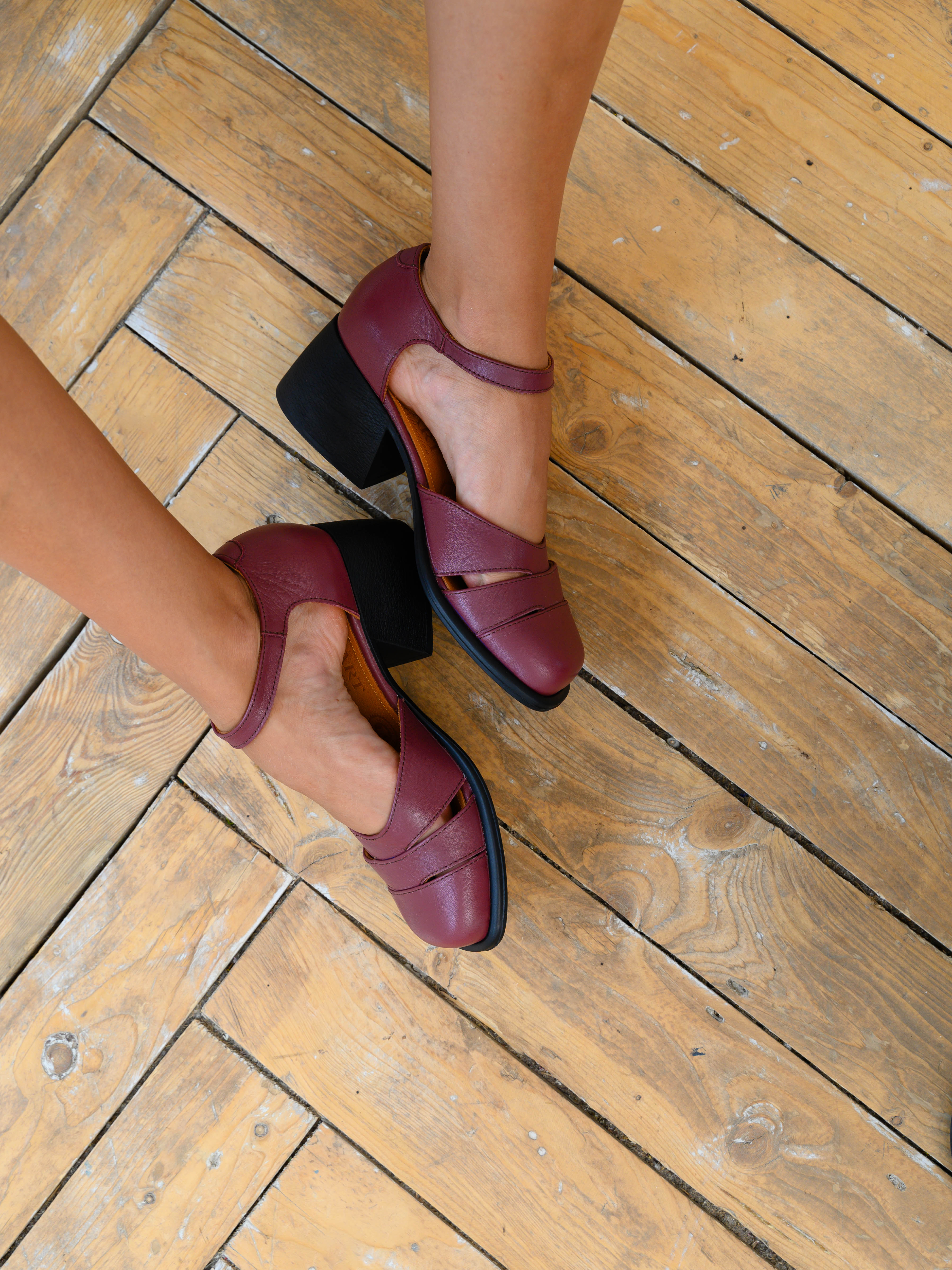 картинка Босоножки ED'ART 5032.23663'bl. Гнилая вишня от интернет магазина