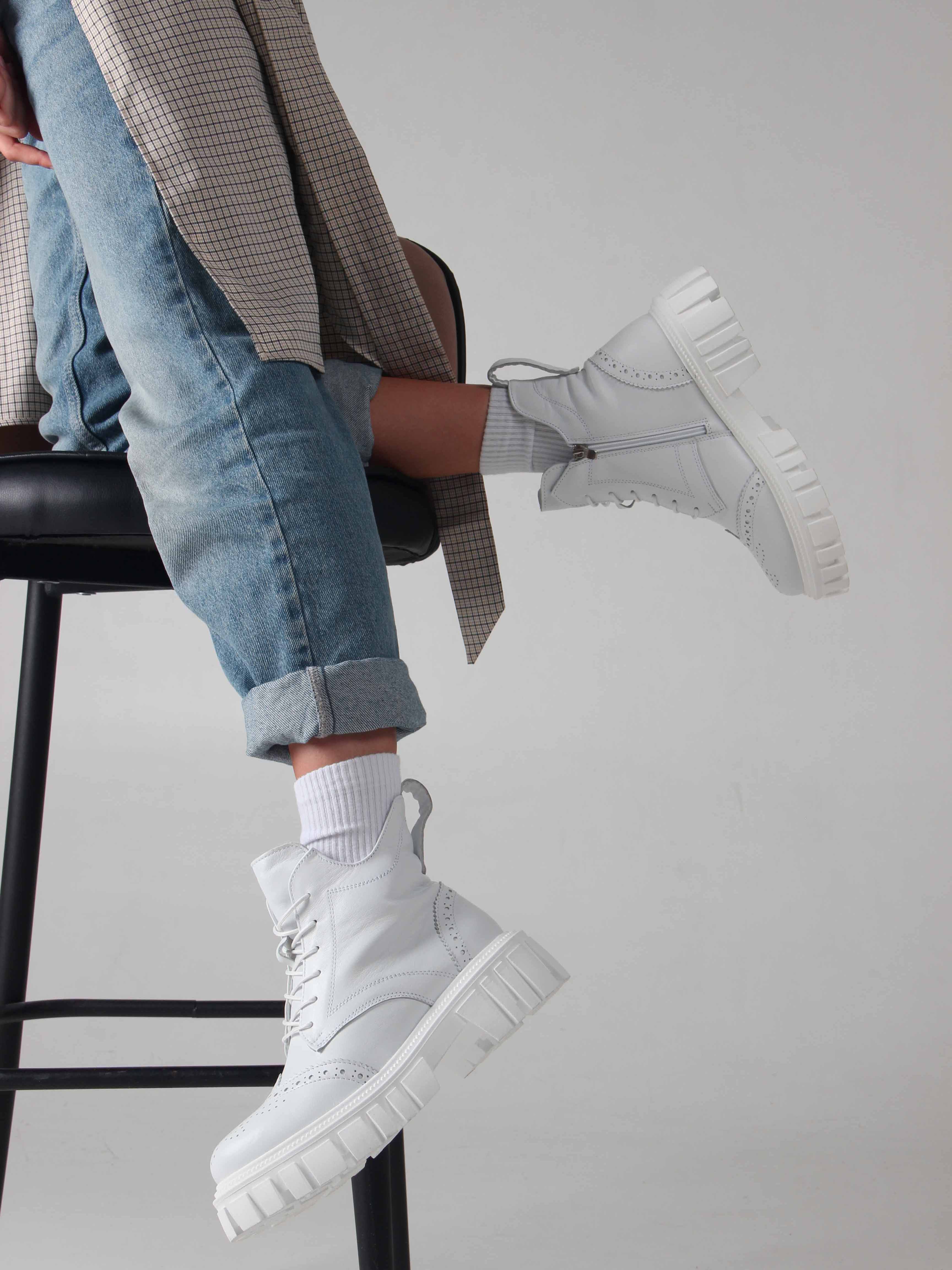 картинка Ботинки ED'ART 338.21153'w. Белый от интернет магазина