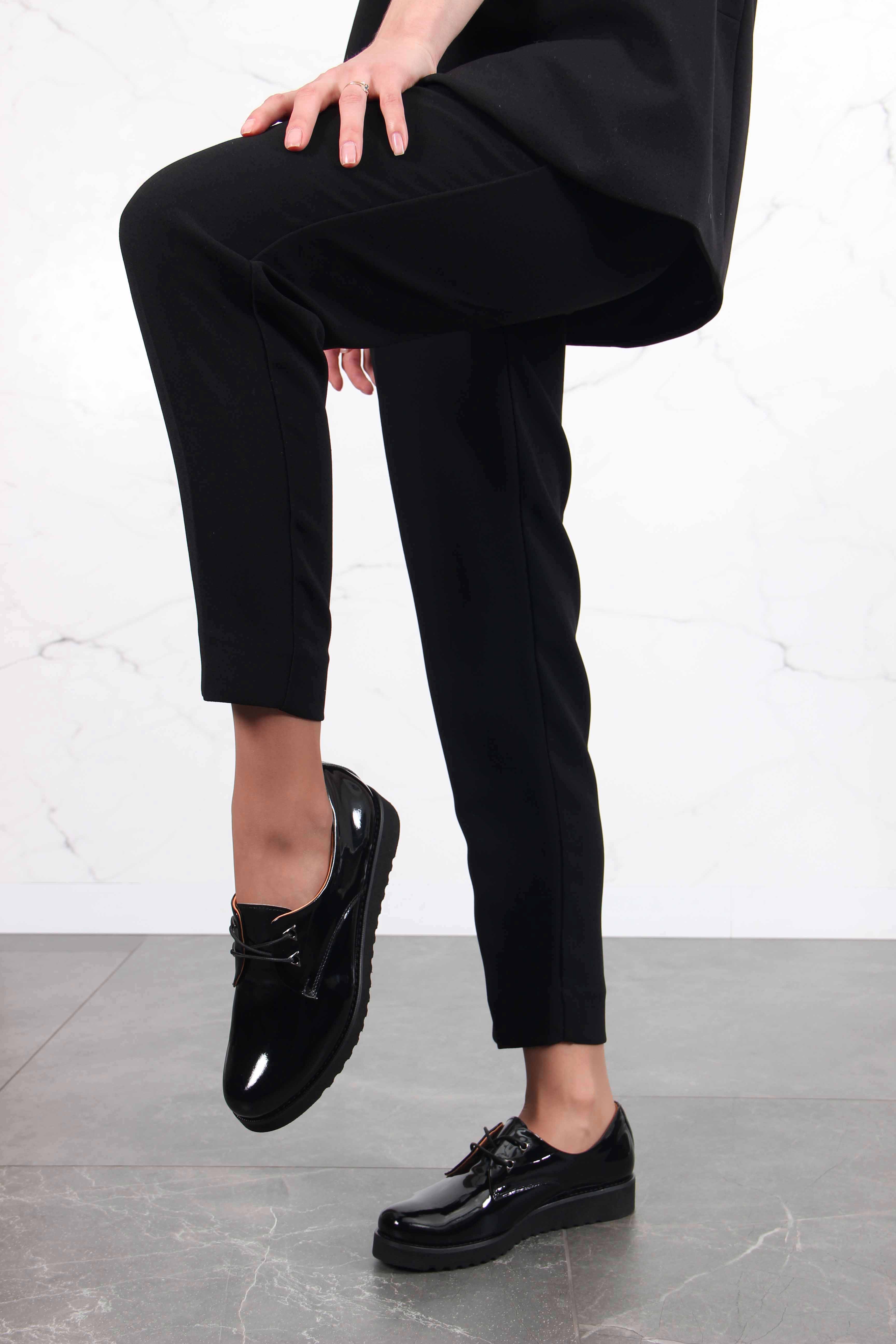 картинка Туфли полуботинки ED'ART 102.man'bl. Черный-лак от интернет магазина