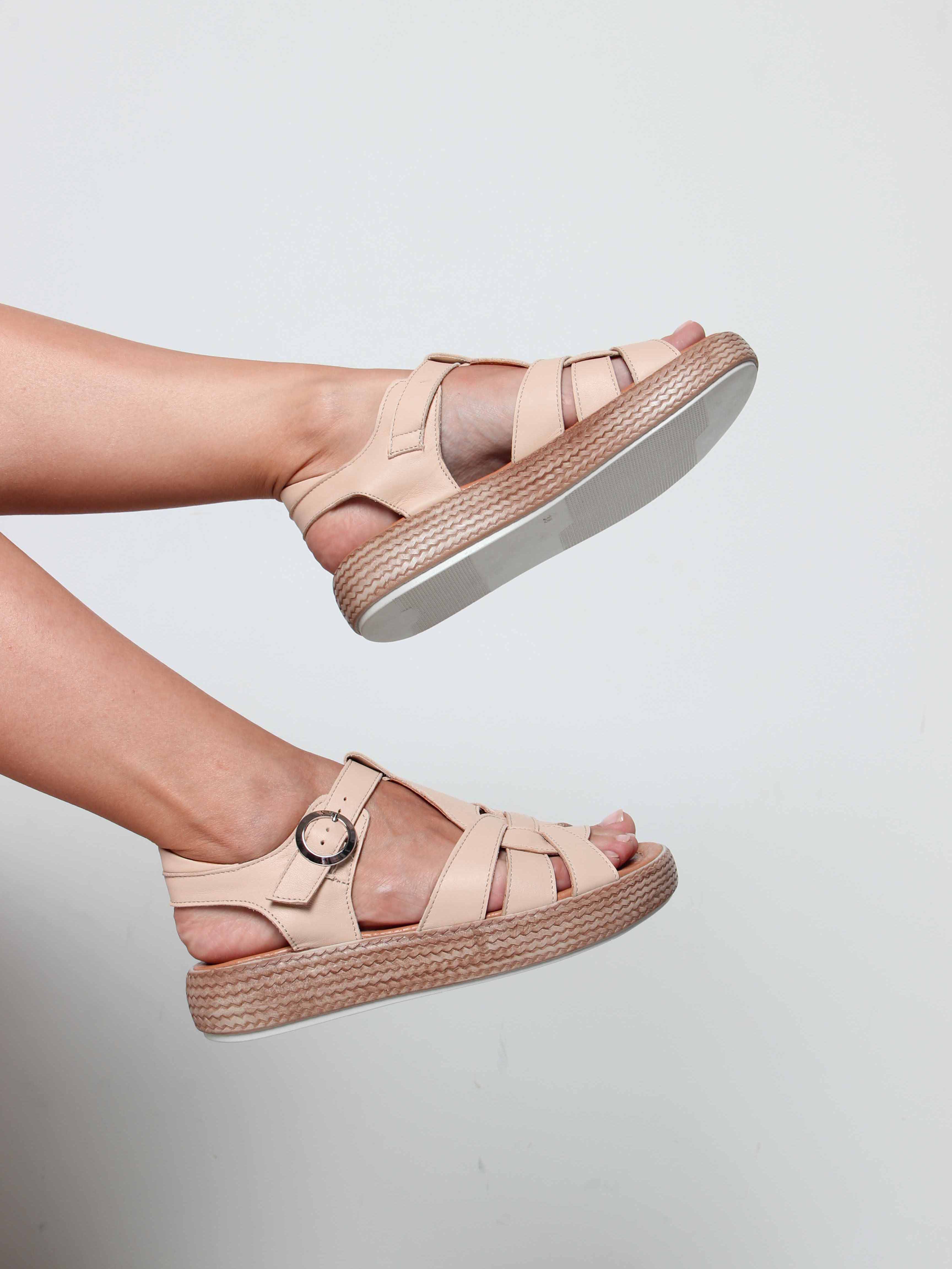 картинка Босоножки ED'ART 2028.2530'be. Бежевый от интернет магазина