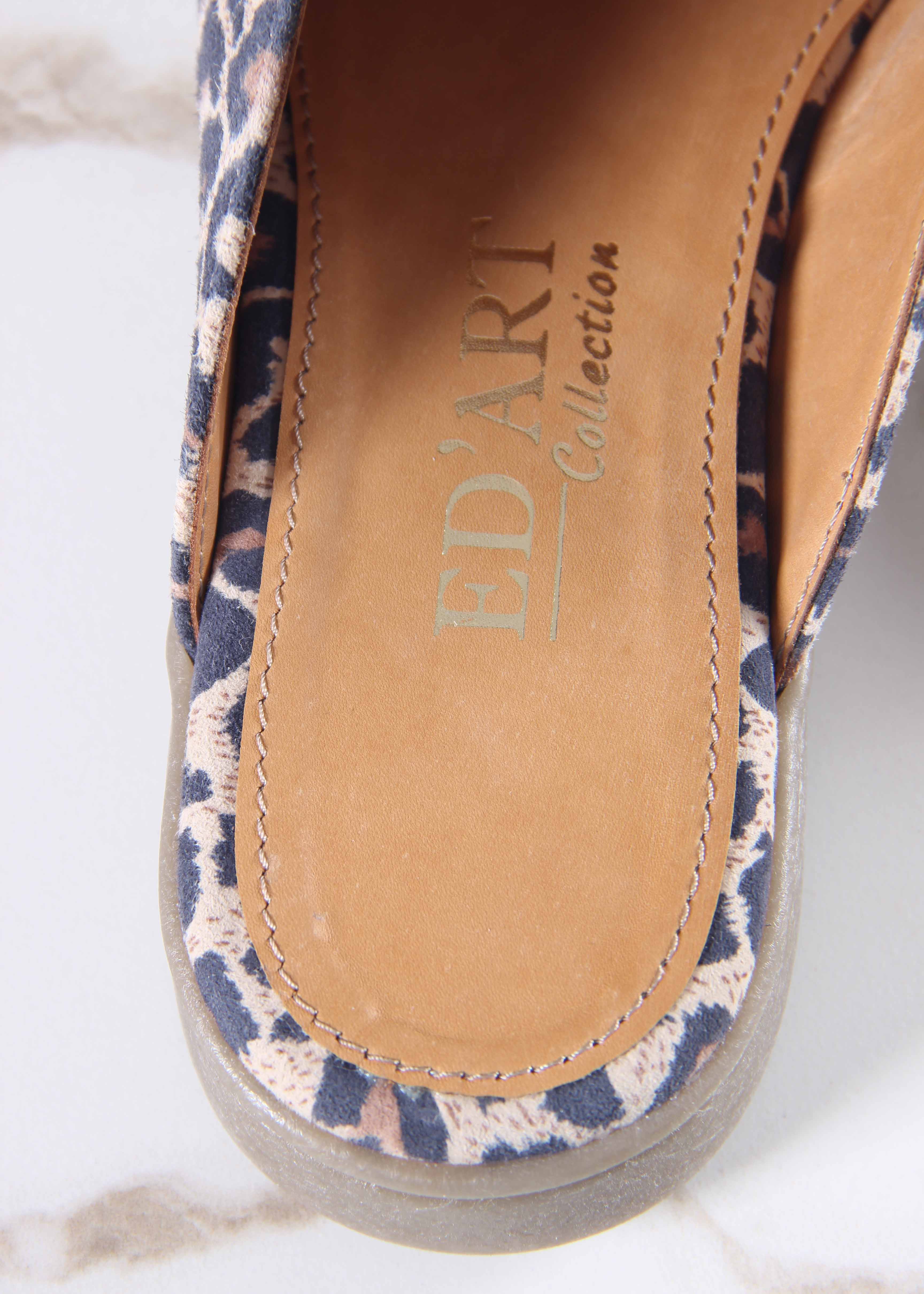 картинка Мюли ED'ART 1070.2614'be. бежевый леопард от интернет магазина