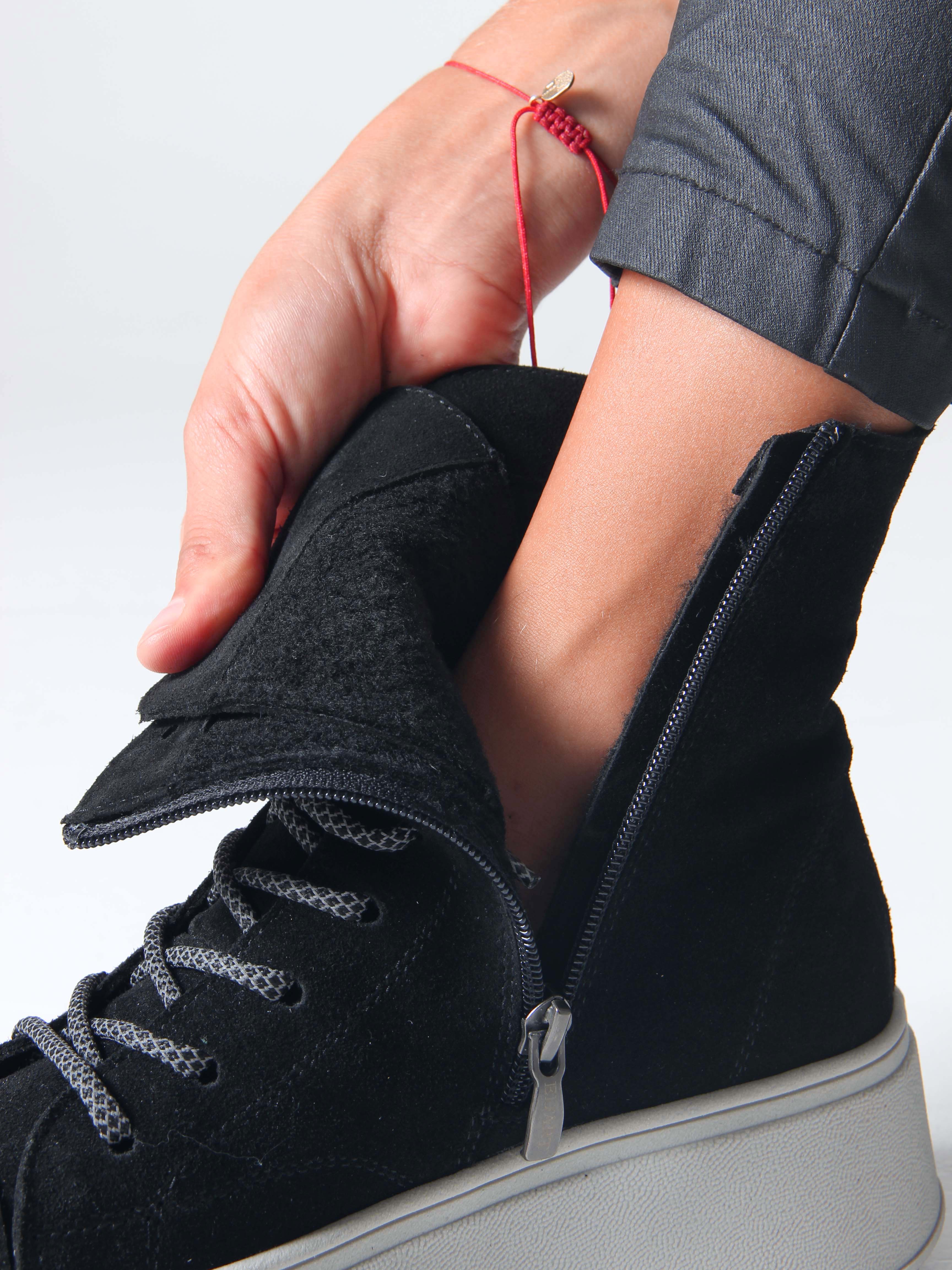 картинка Ботинки ED'ART 215.ALTA'gr. Черный замша от интернет магазина