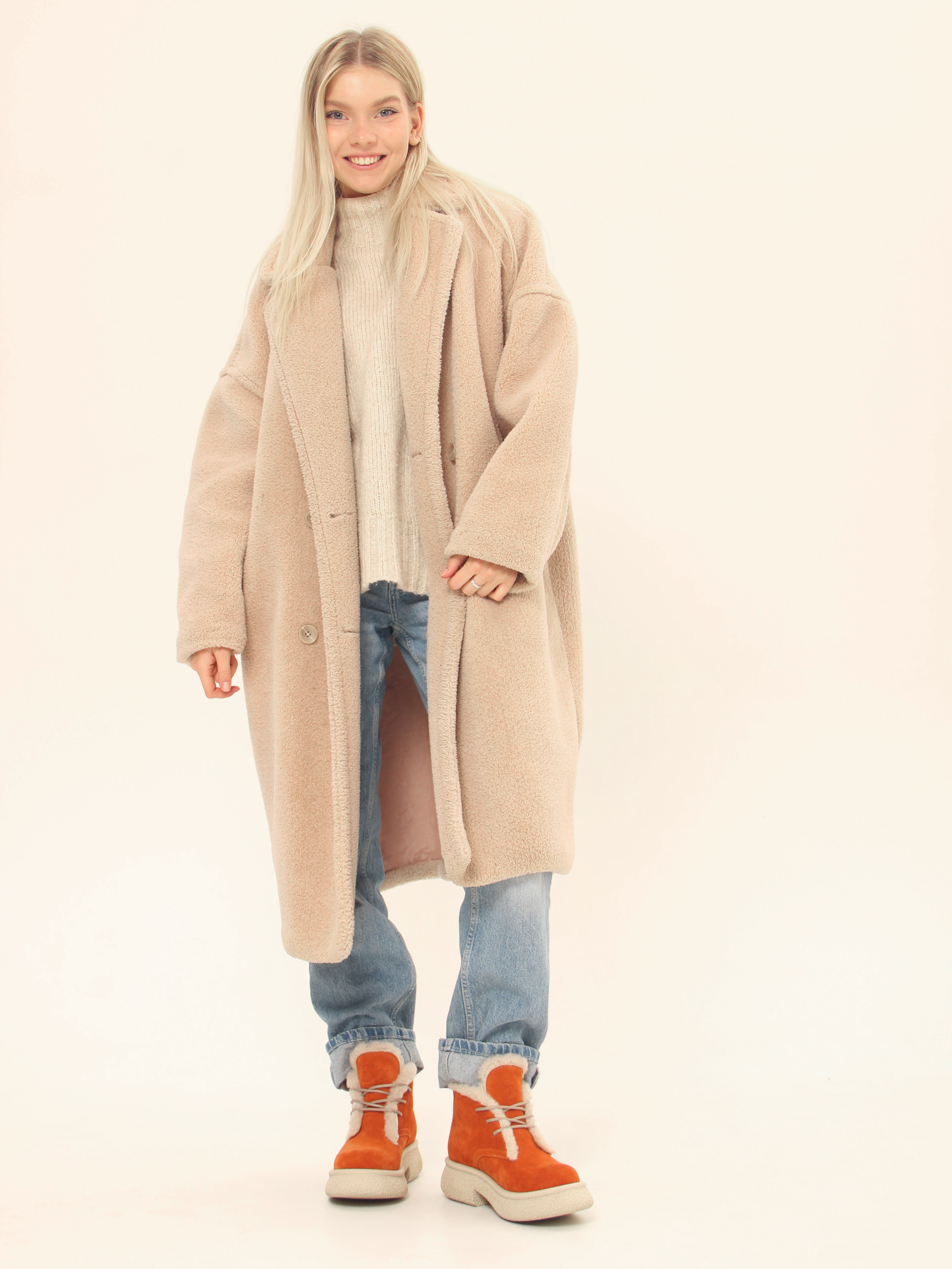 картинка Ботинки ED'ART 308.агата'w. мандарин замша з от интернет магазина