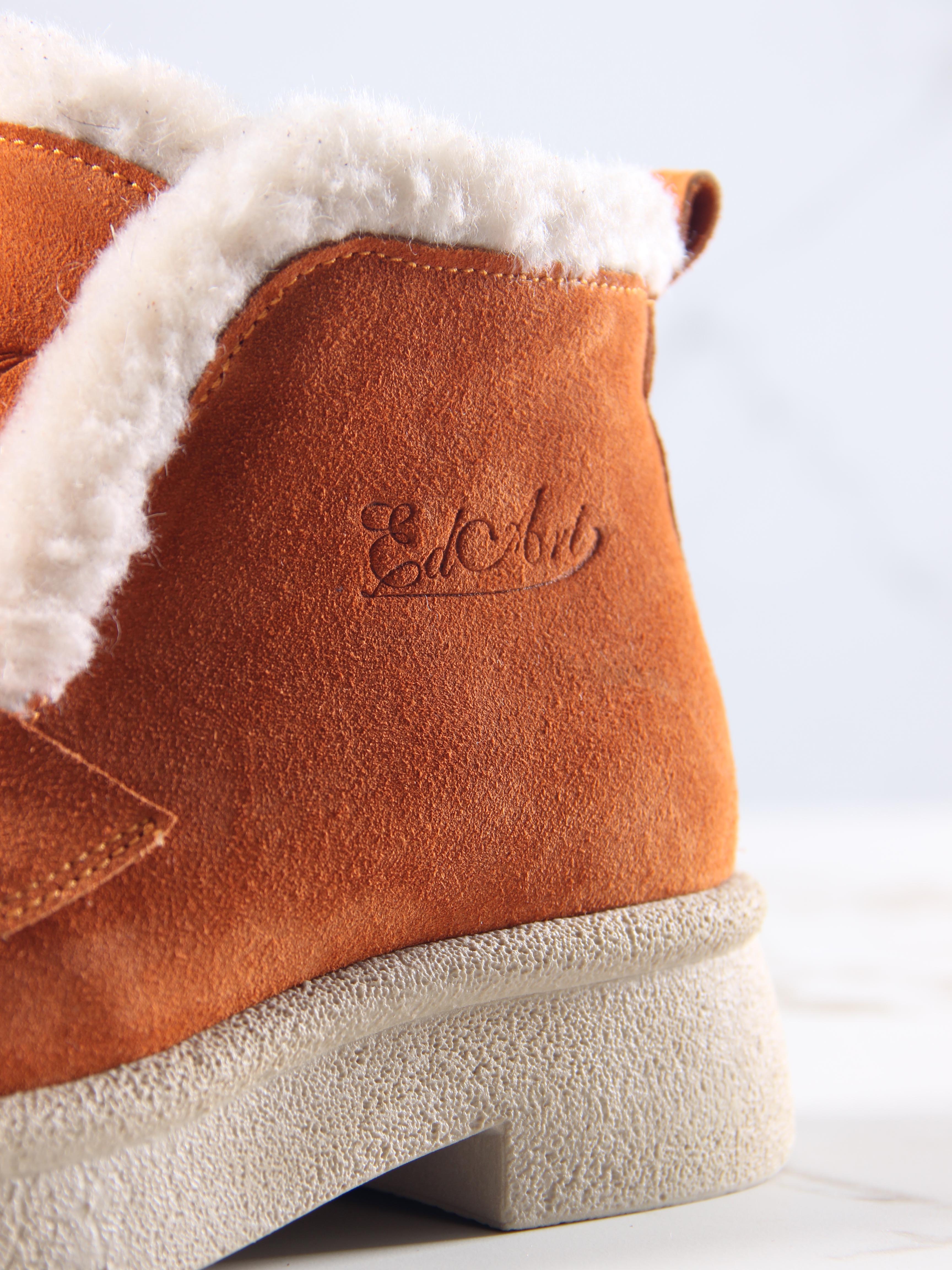 картинка Ботинки ED'ART 307.florida 'be.мандарин замша от интернет магазина