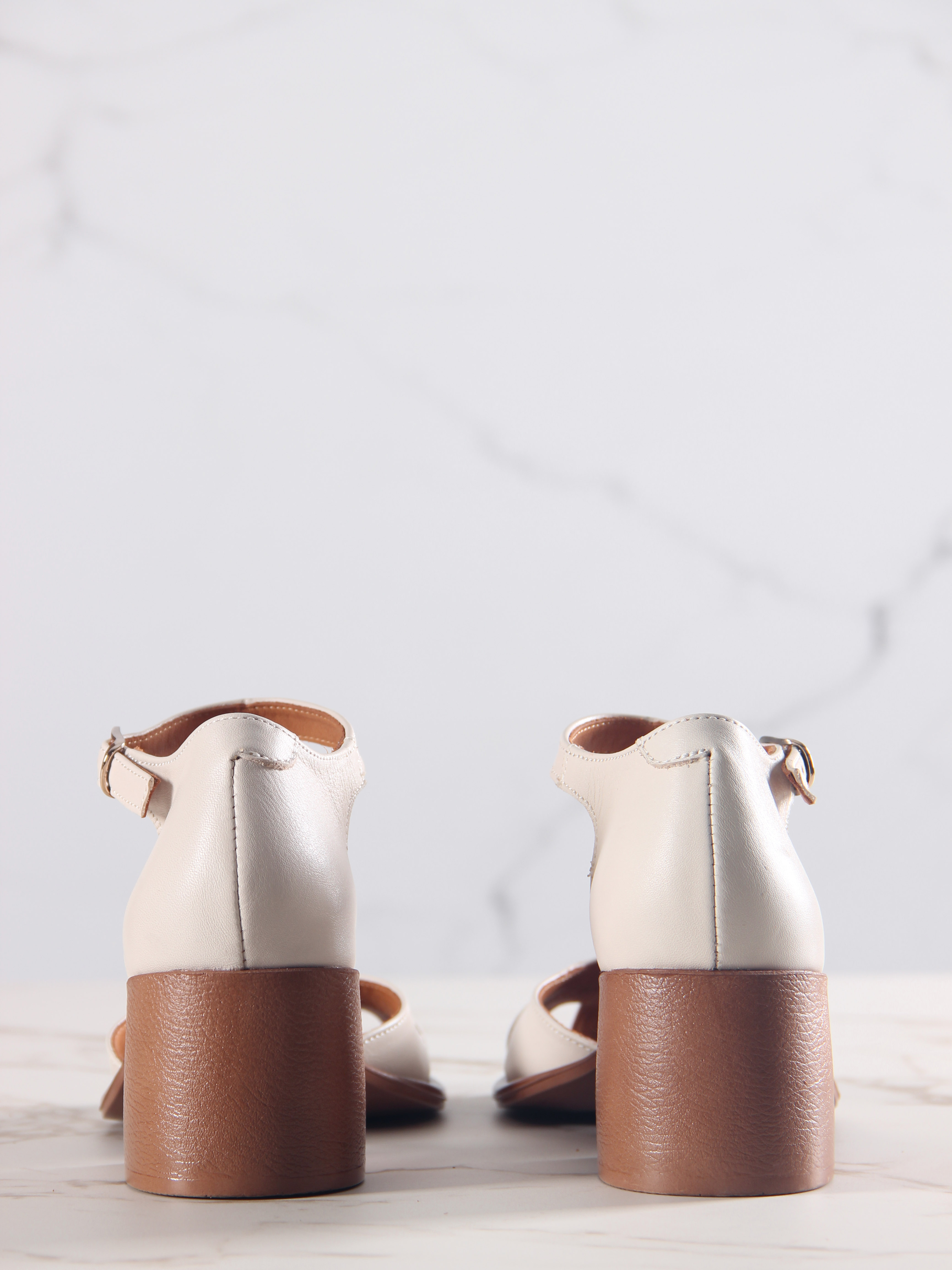 картинка Босоножки ED'ART 5033.23663'be. Бежевый+коричневый от интернет магазина