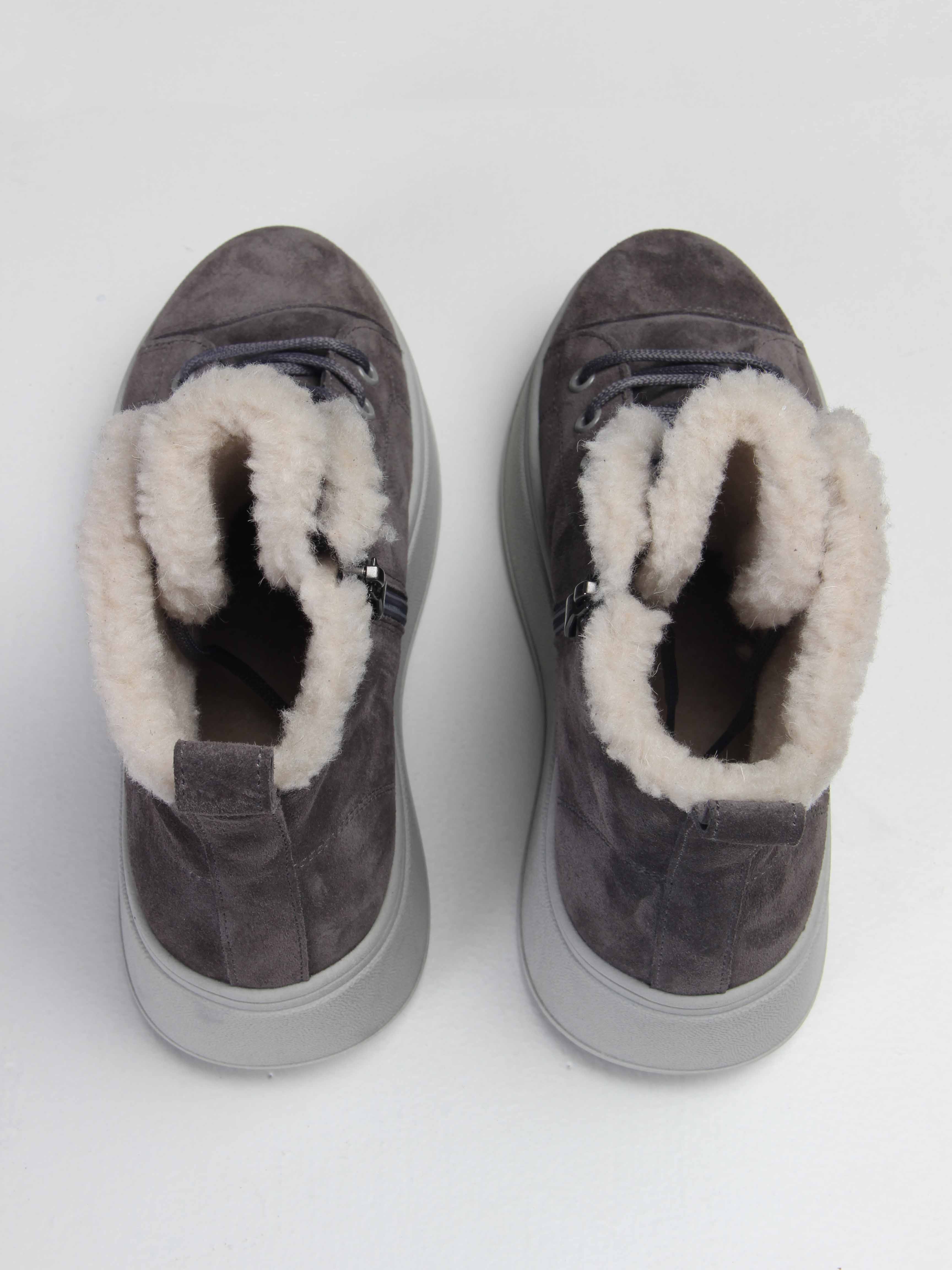 картинка Ботинки ED'ART 217.ALTA'gr. Серый замок замша от интернет магазина