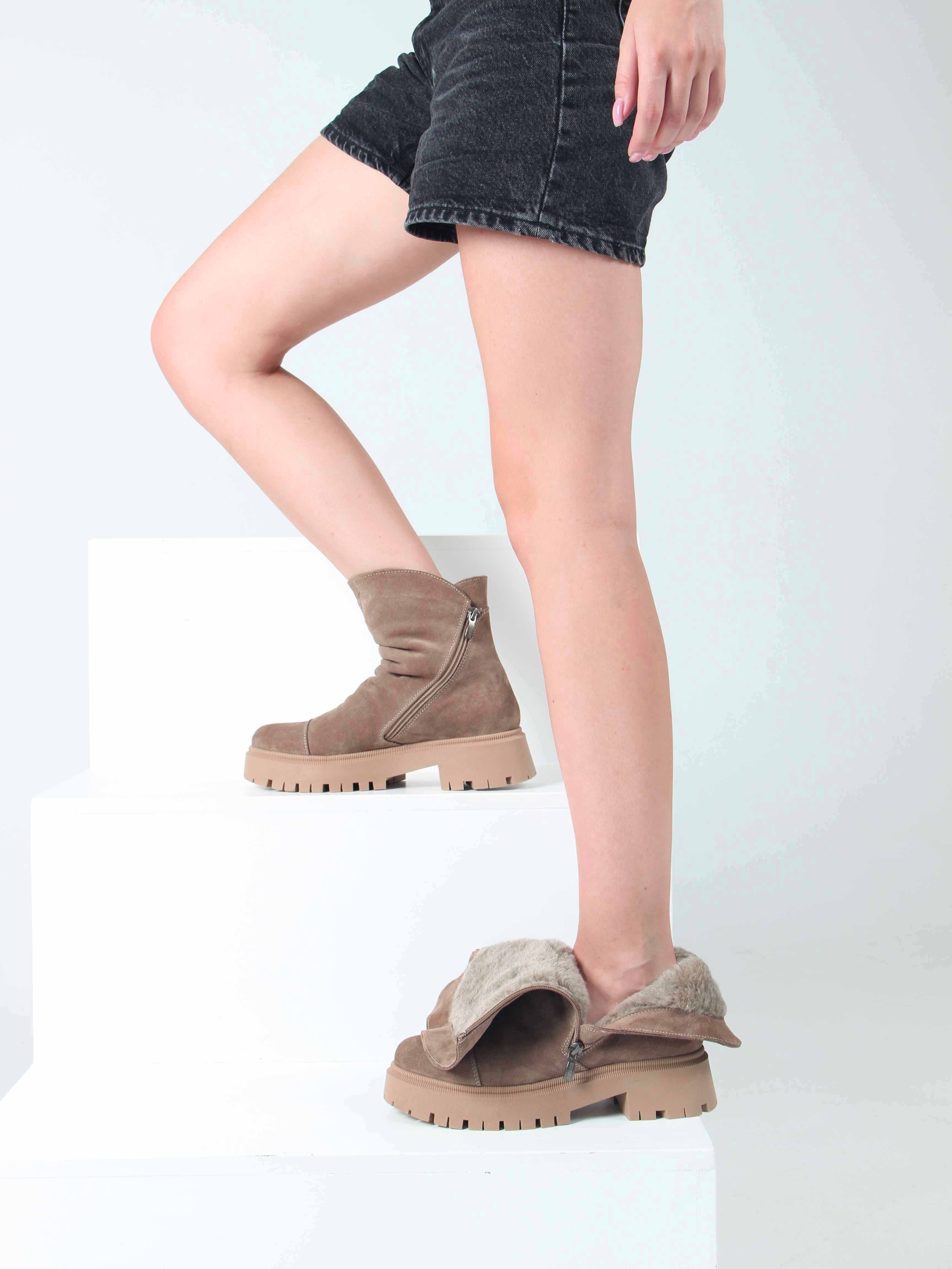 картинка Ботинки ED'ART 233.2094'br. коричневый капучино от интернет магазина