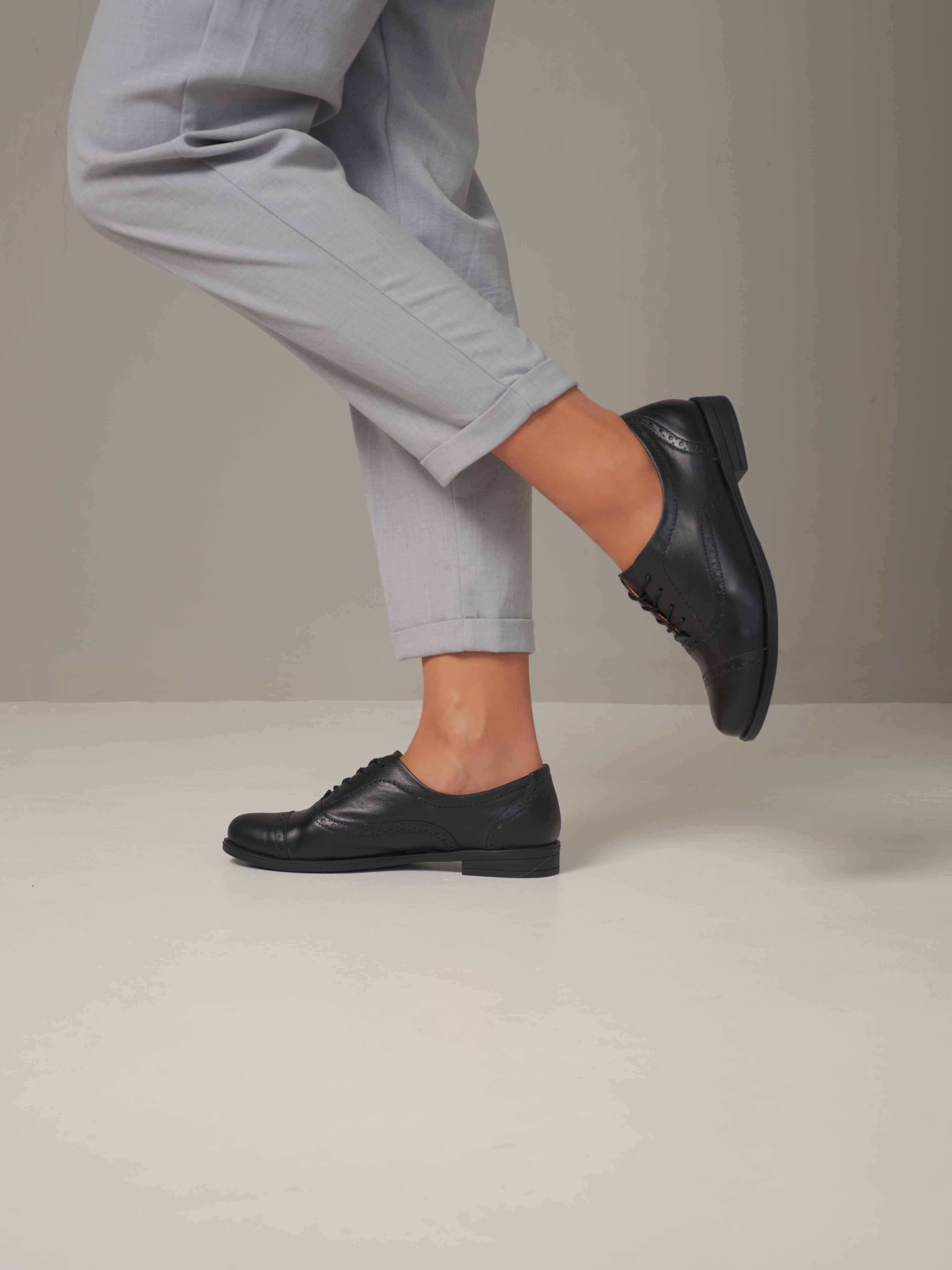 картинка Туфли полуботинки ED'ART 101.madonna'bl. Черный от интернет магазина