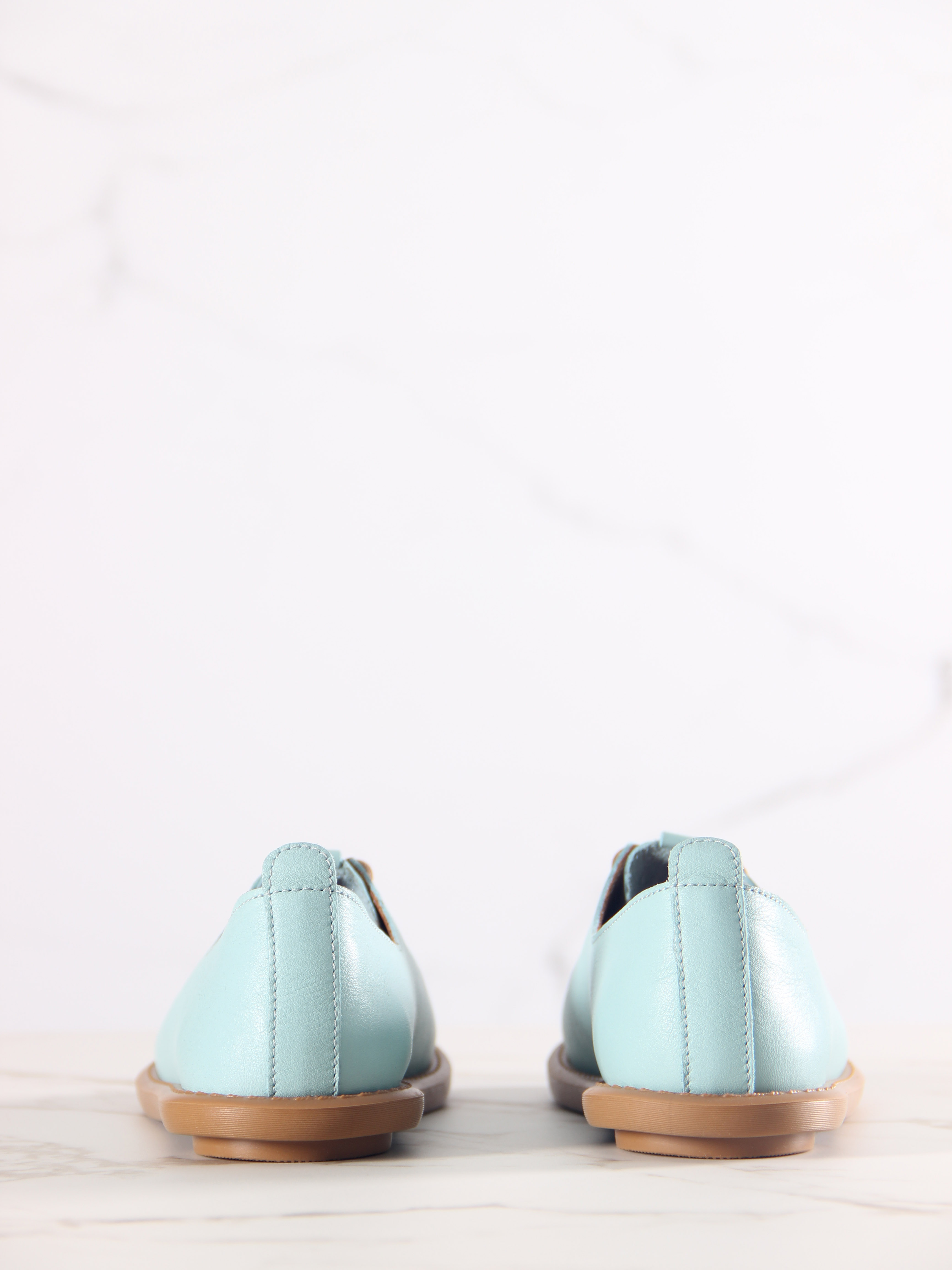 картинка Туфли ED'ART 107.ОКСЕ'br. Мята+коричневый от интернет магазина