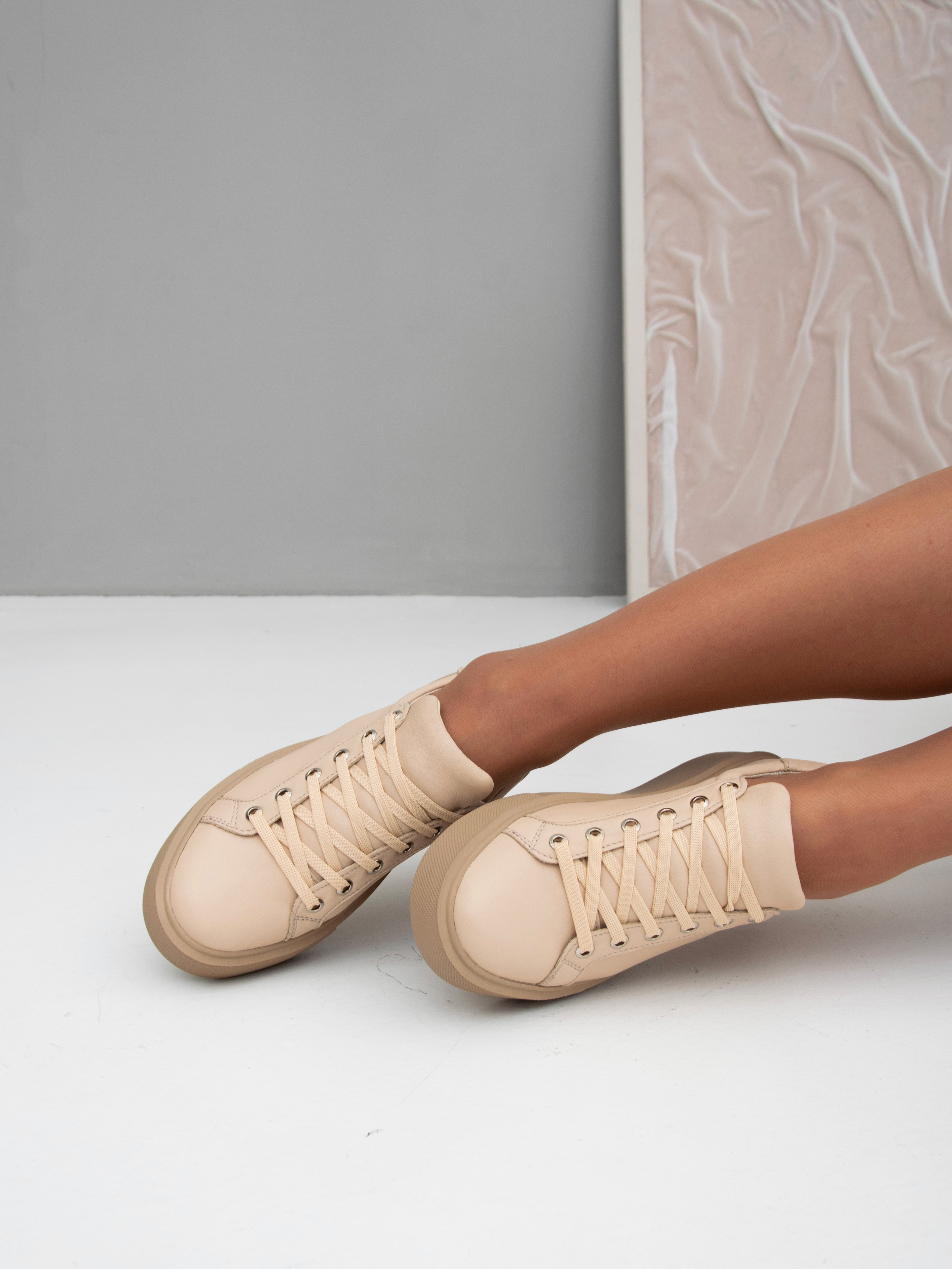 картинка Кеды ED'ART 128.Mikki'bе.Бежевый от интернет магазина