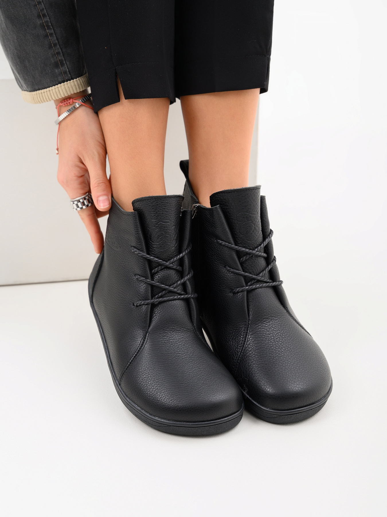 картинка Босоногие ботинки  ED'ART 352.NATA'bl.Черный флоттер от интернет магазина