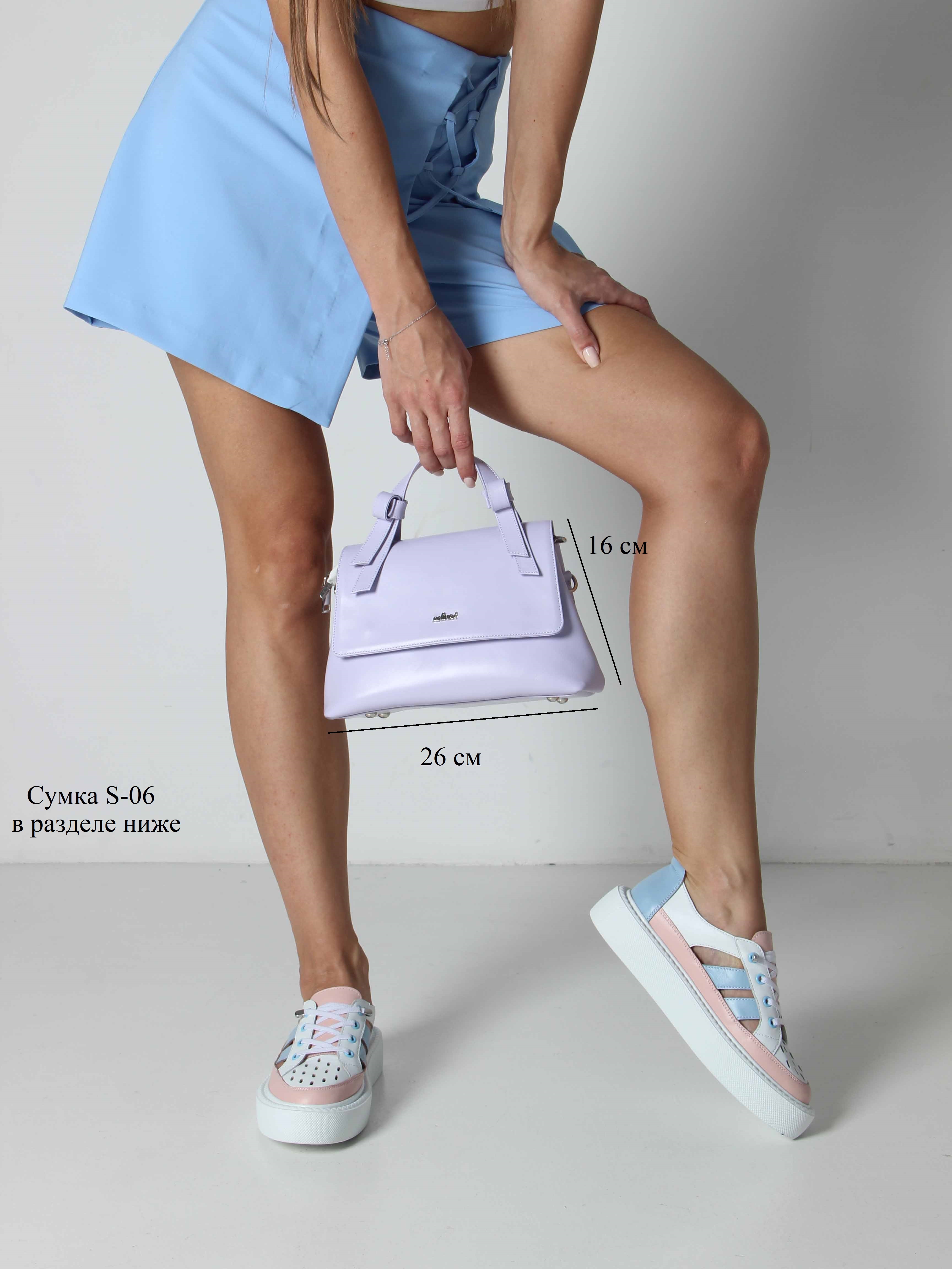 картинка Кроссовки ED'ART 165.P.Lusi23.'w. Белый голубой розовый от интернет магазина