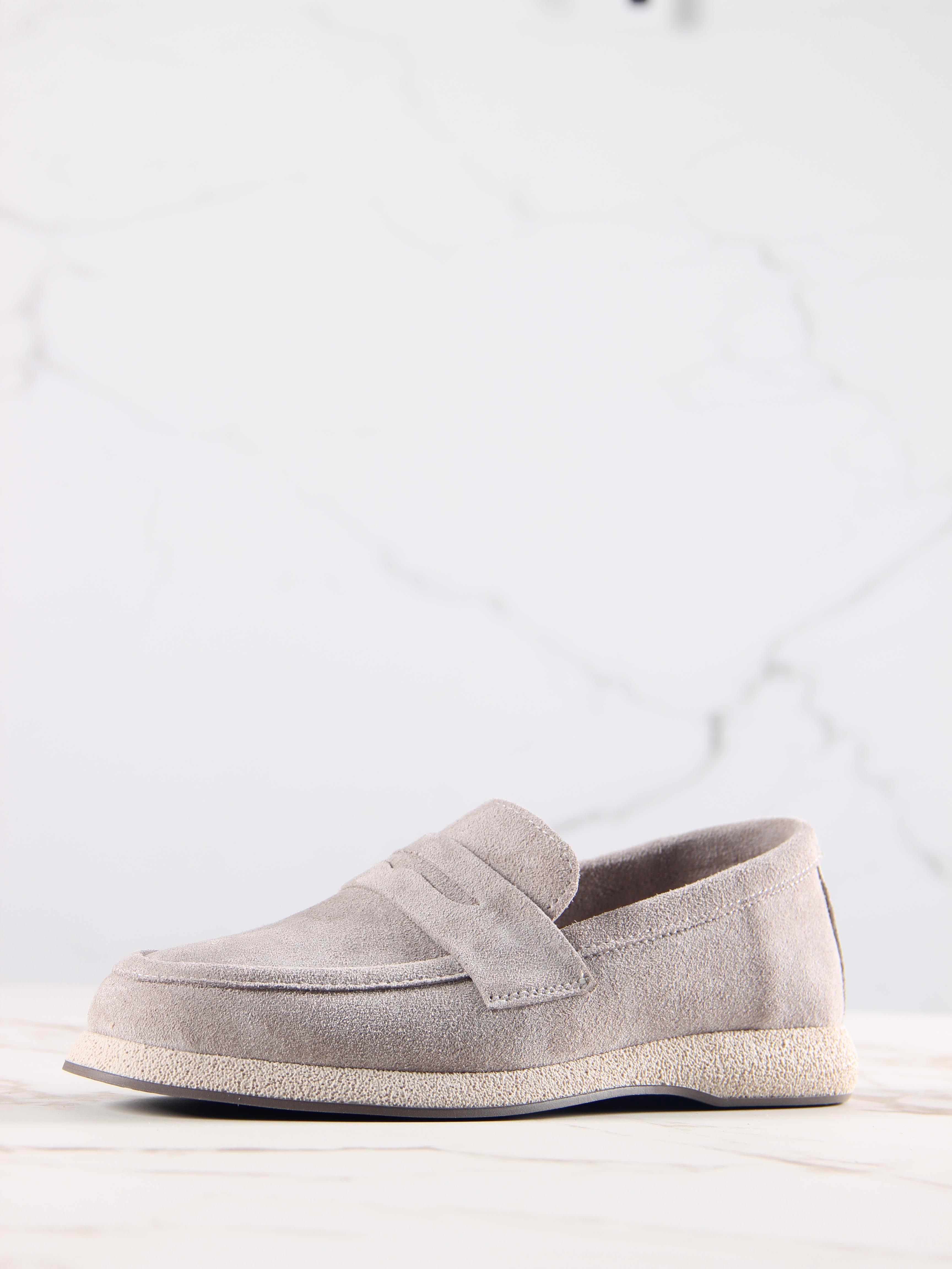 картинка Лоферы ED'ART 177.1607'be. каменный замша от интернет магазина