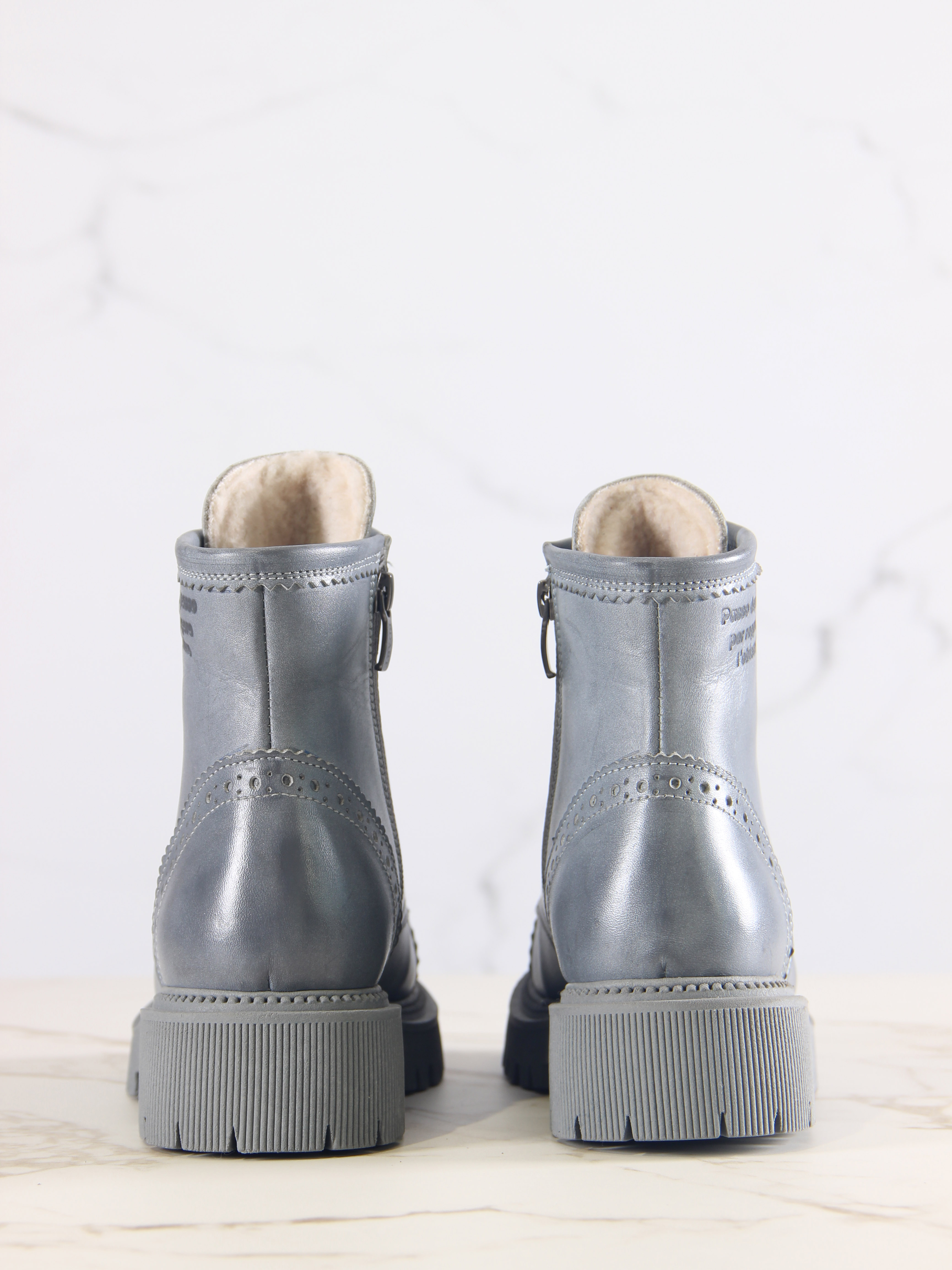 картинка Ботинки ED'ART 319.taskana'gr. Вакса серая от интернет магазина