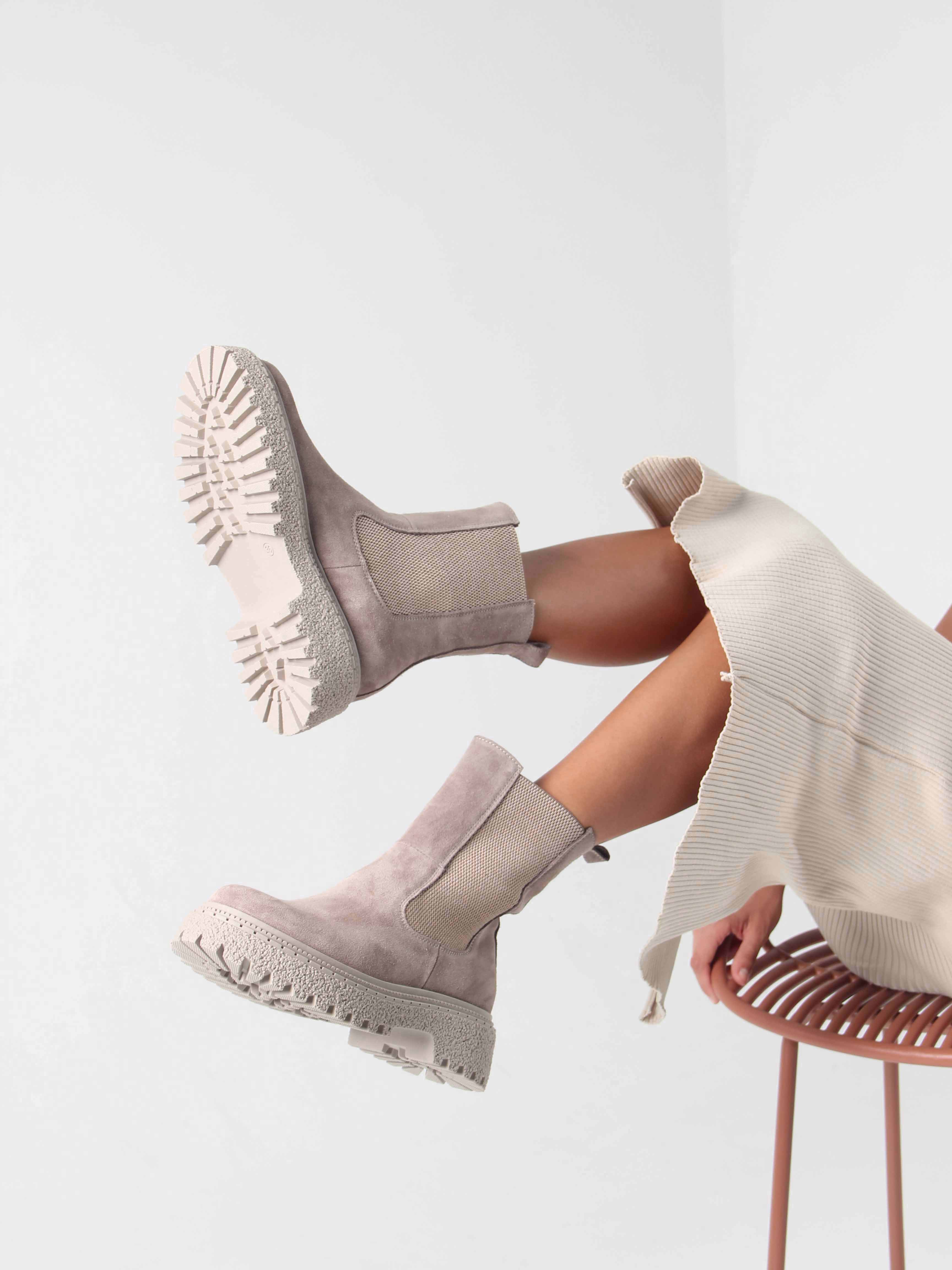 картинка Ботинки ED'ART 334.asteria.ka капучино замш от интернет магазина