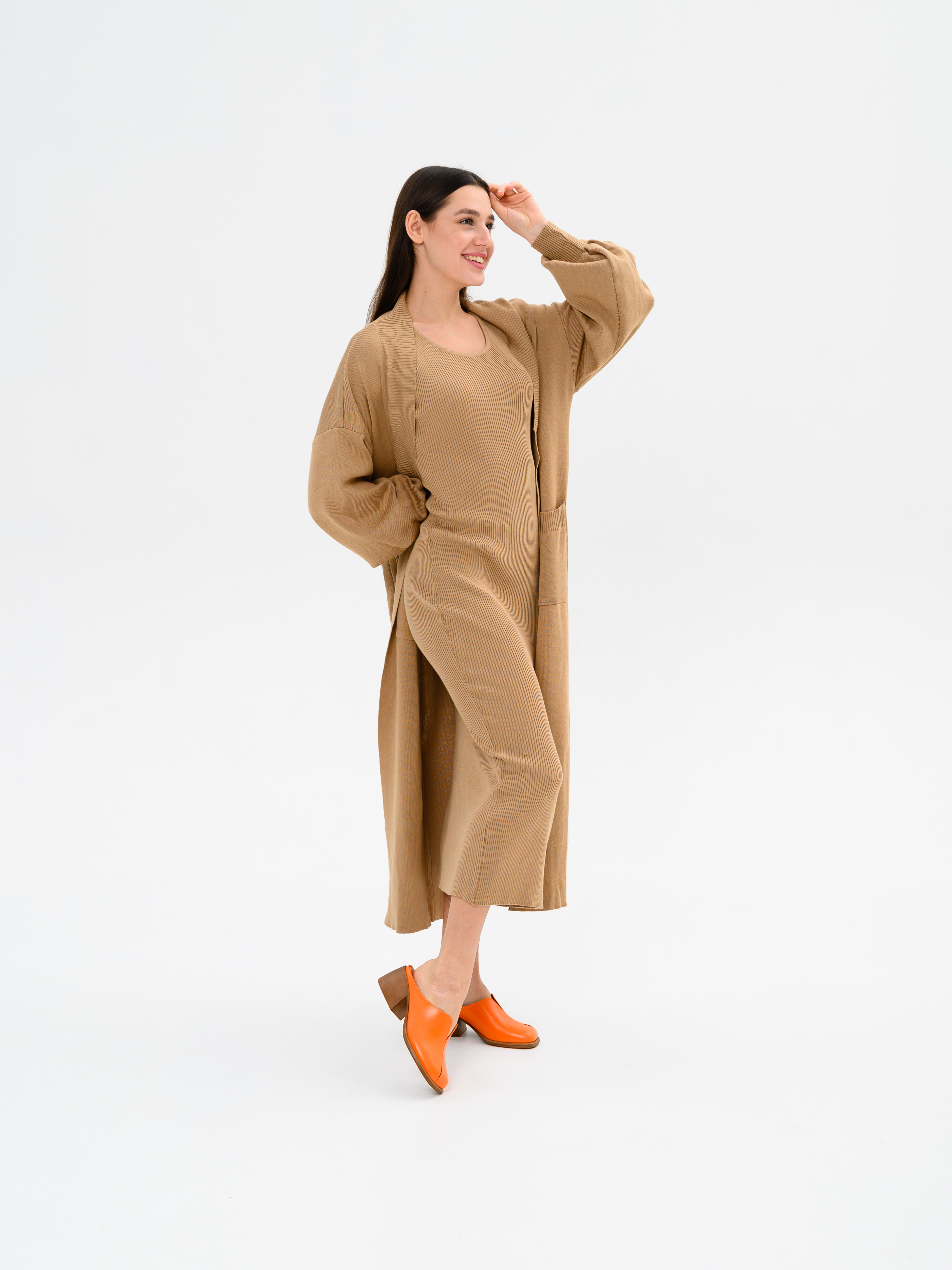 картинка Сабо ED'ART  5200.23663'br. Оранжевый+коричневый от интернет магазина