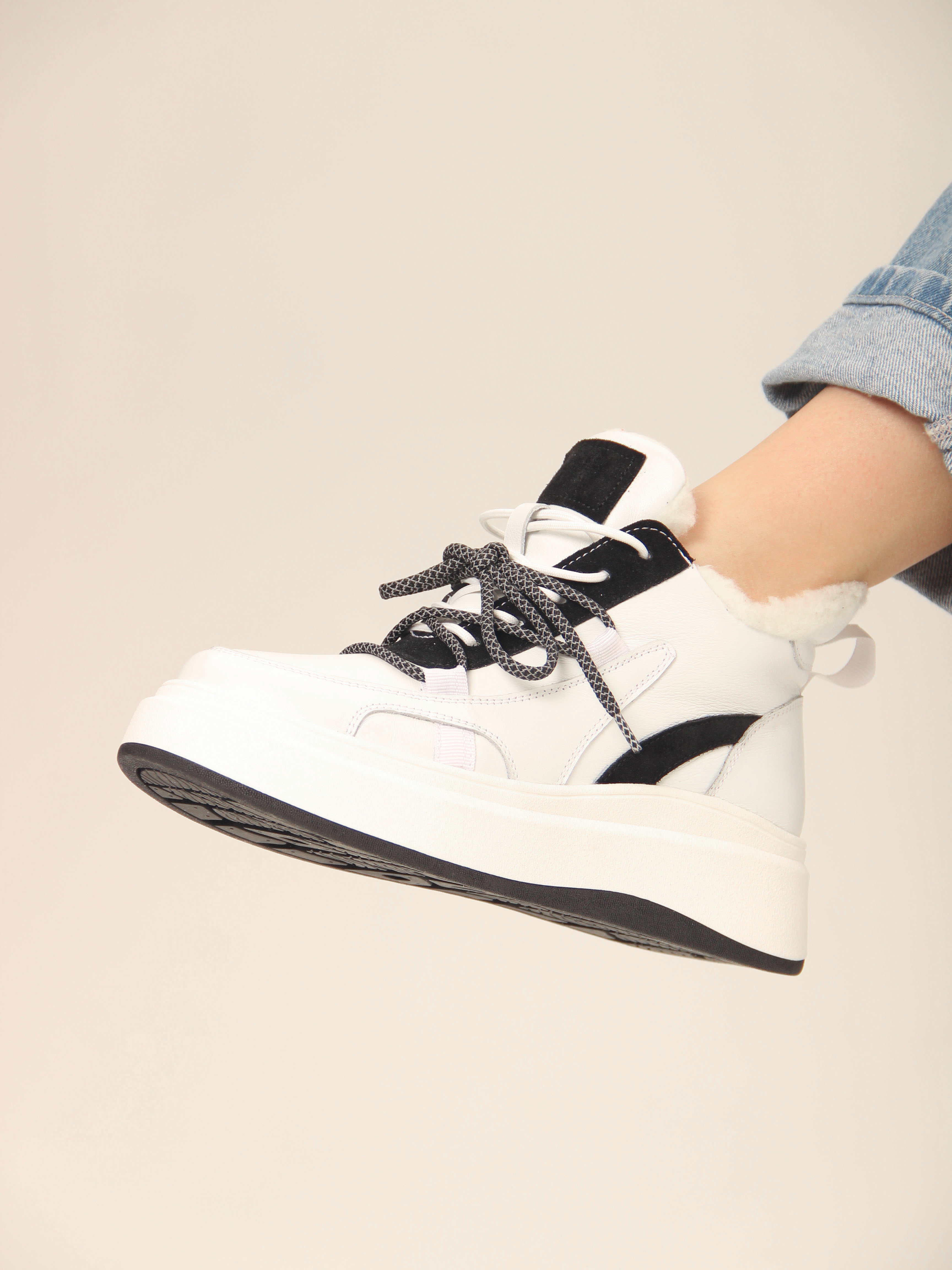 картинка Ботинки ED'ART 229.windy'w. белый черный от интернет магазина