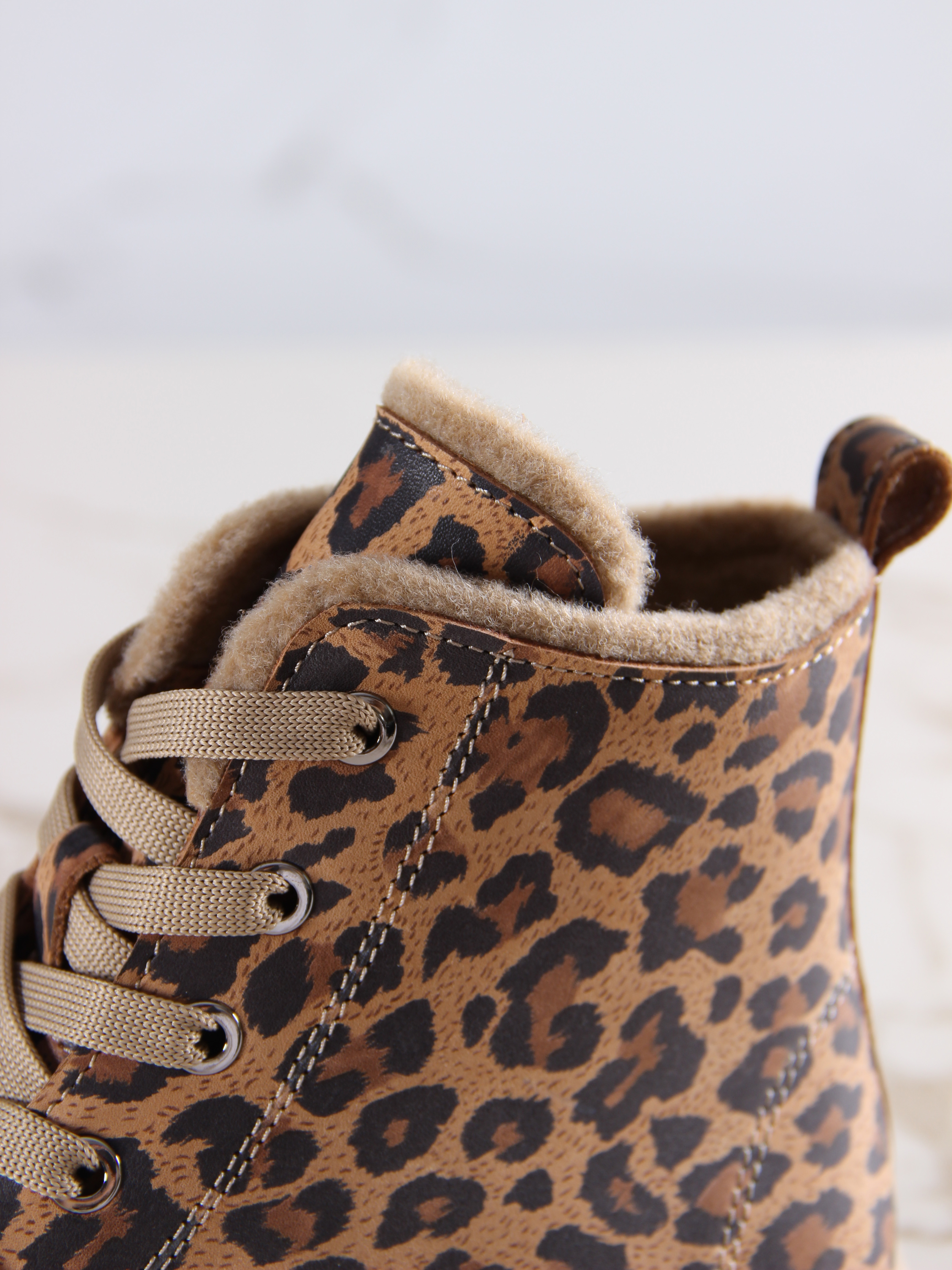 картинка Ботинки ED'ART 217.91505'be. Коричневый леопард от интернет магазина