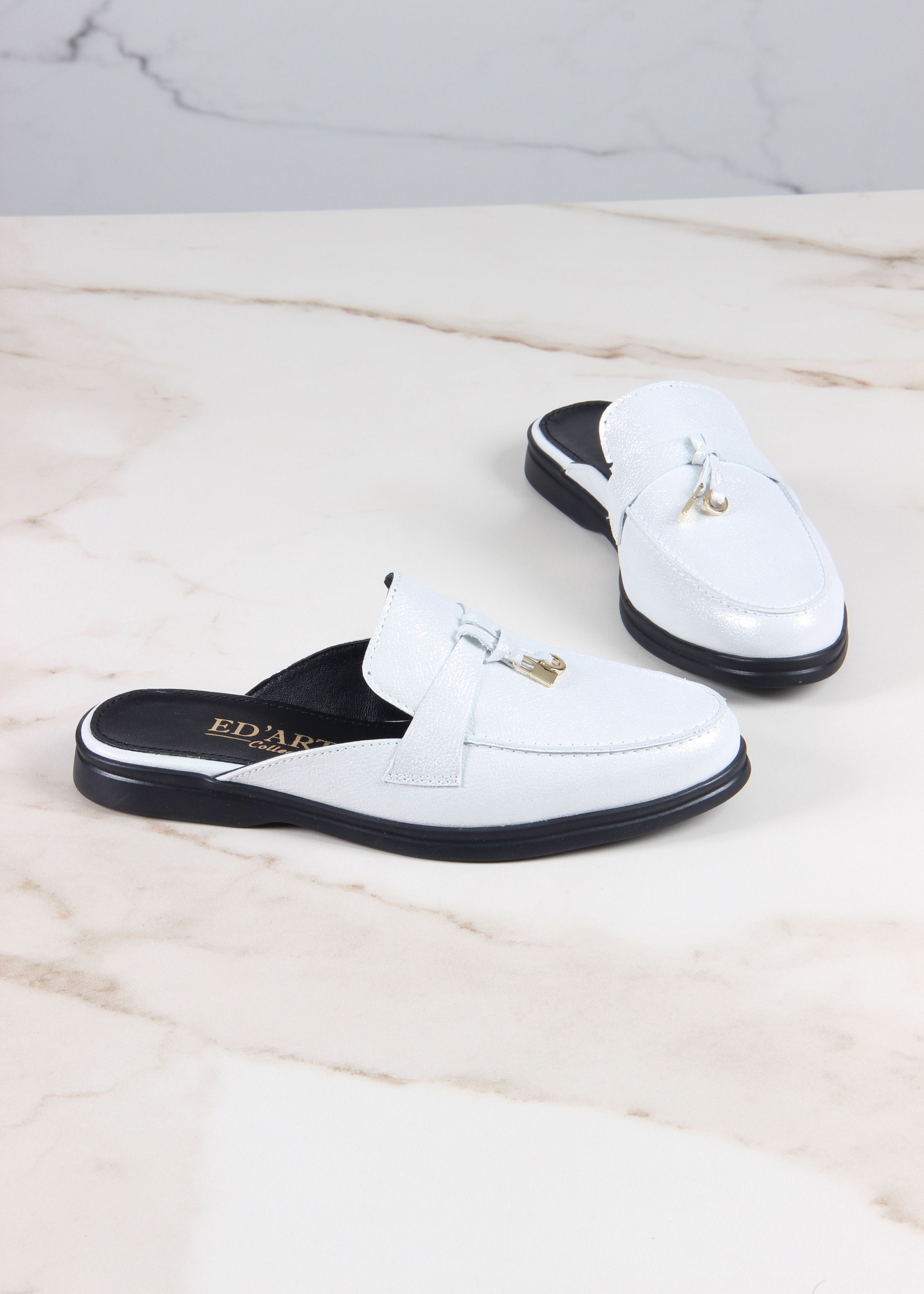 картинка Мюли ED'ART 1070.2614'bl. белый астана от интернет магазина