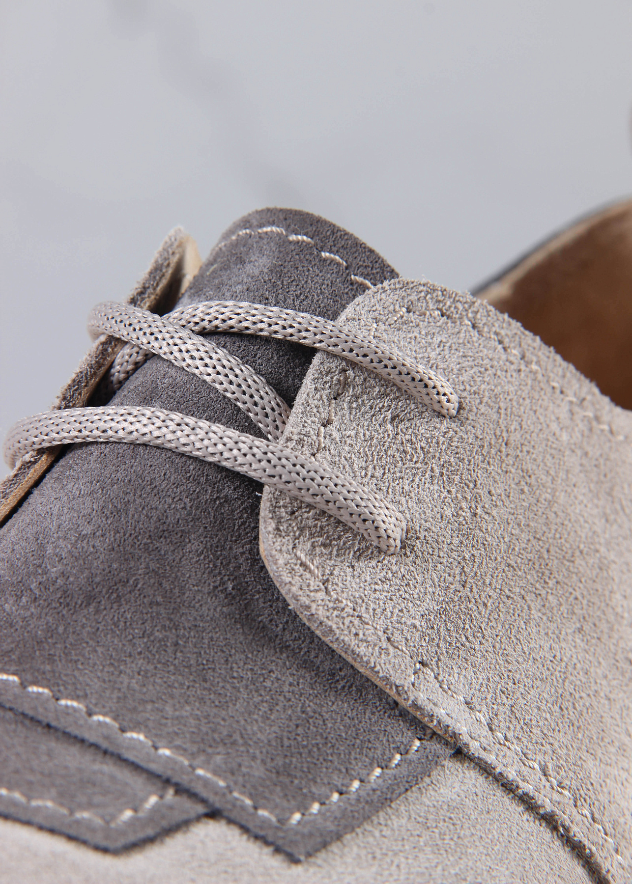 картинка Полуботинки туфли ED'ART 205.927'be. Каменный замша Серый замок от интернет магазина