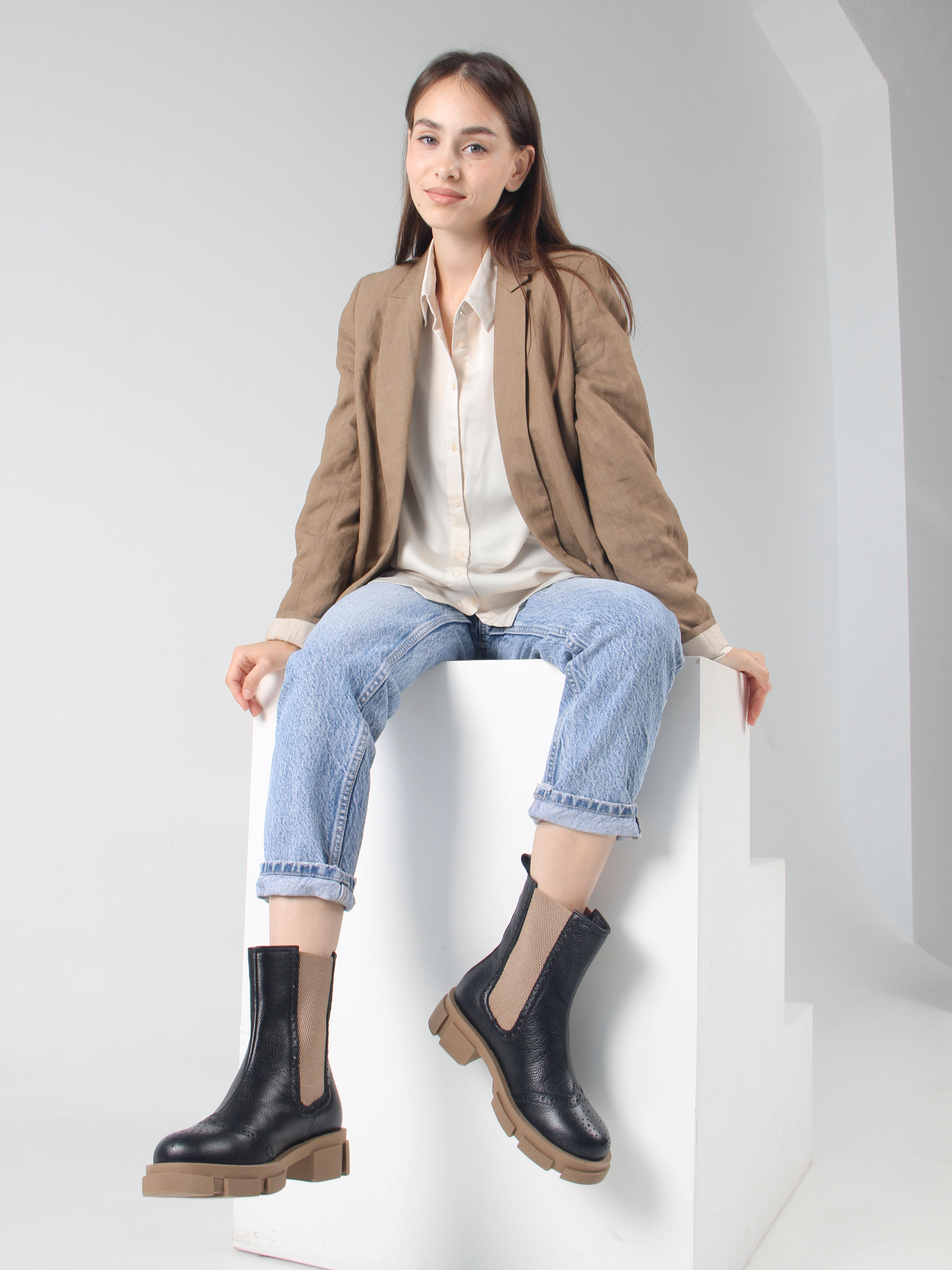 картинка Челси ED'ART 360.P.21074'nut. черный макс какао от интернет магазина