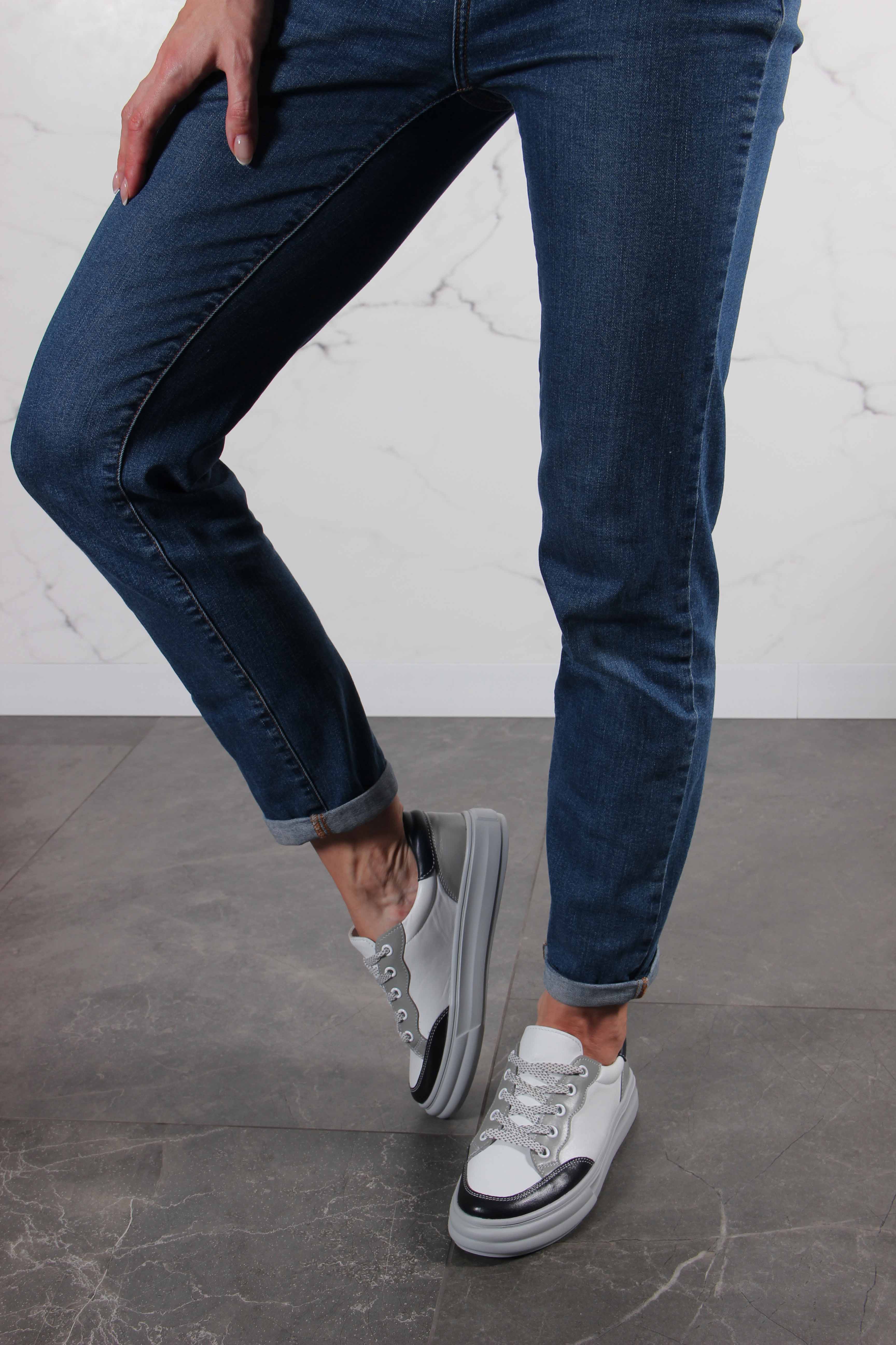 картинка Кеды ED'ART 148.lusi22'gr.белый-серый от интернет магазина