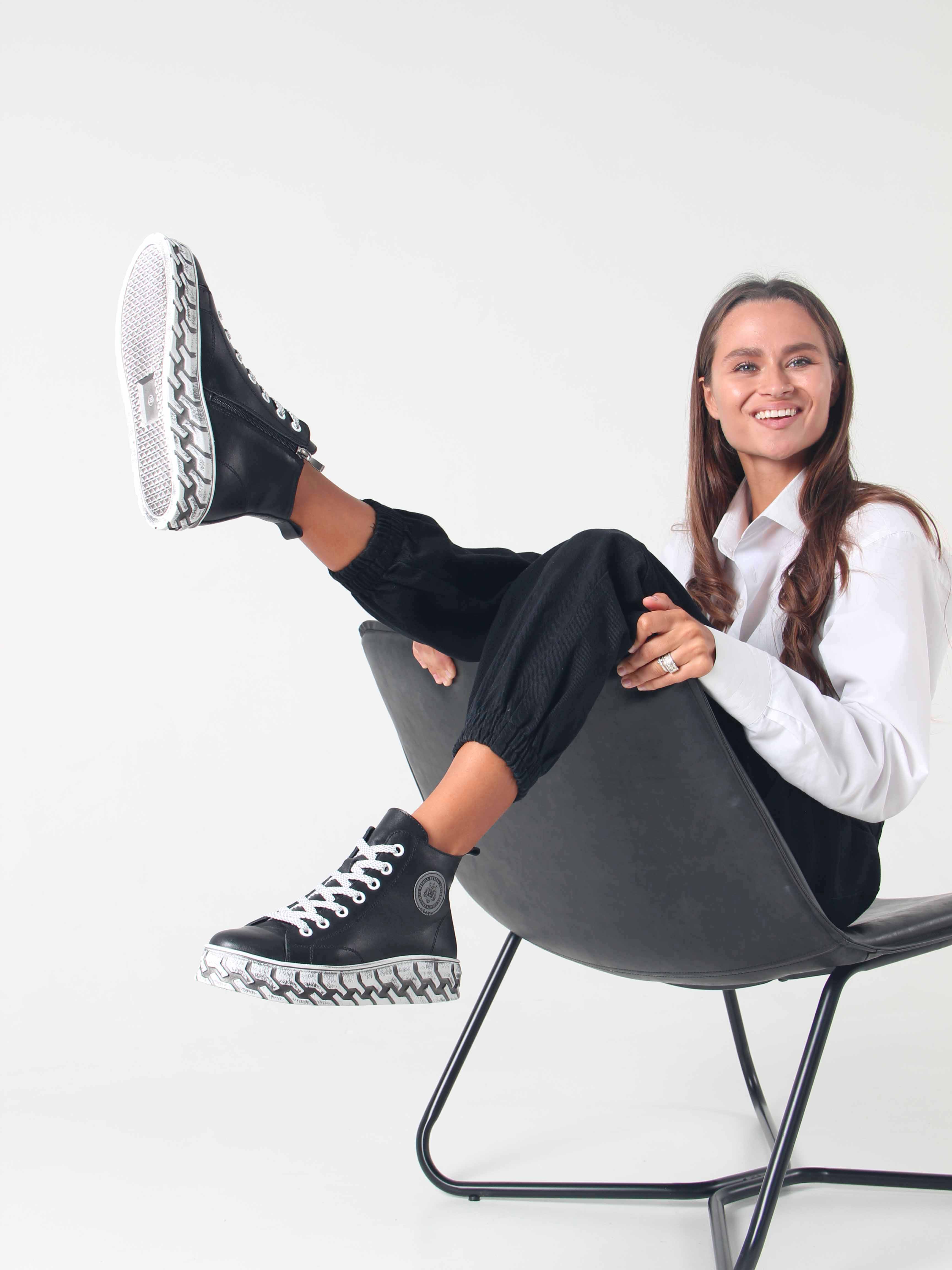 картинка Ботинки ED'ART 213.iceberg'w. black от интернет магазина