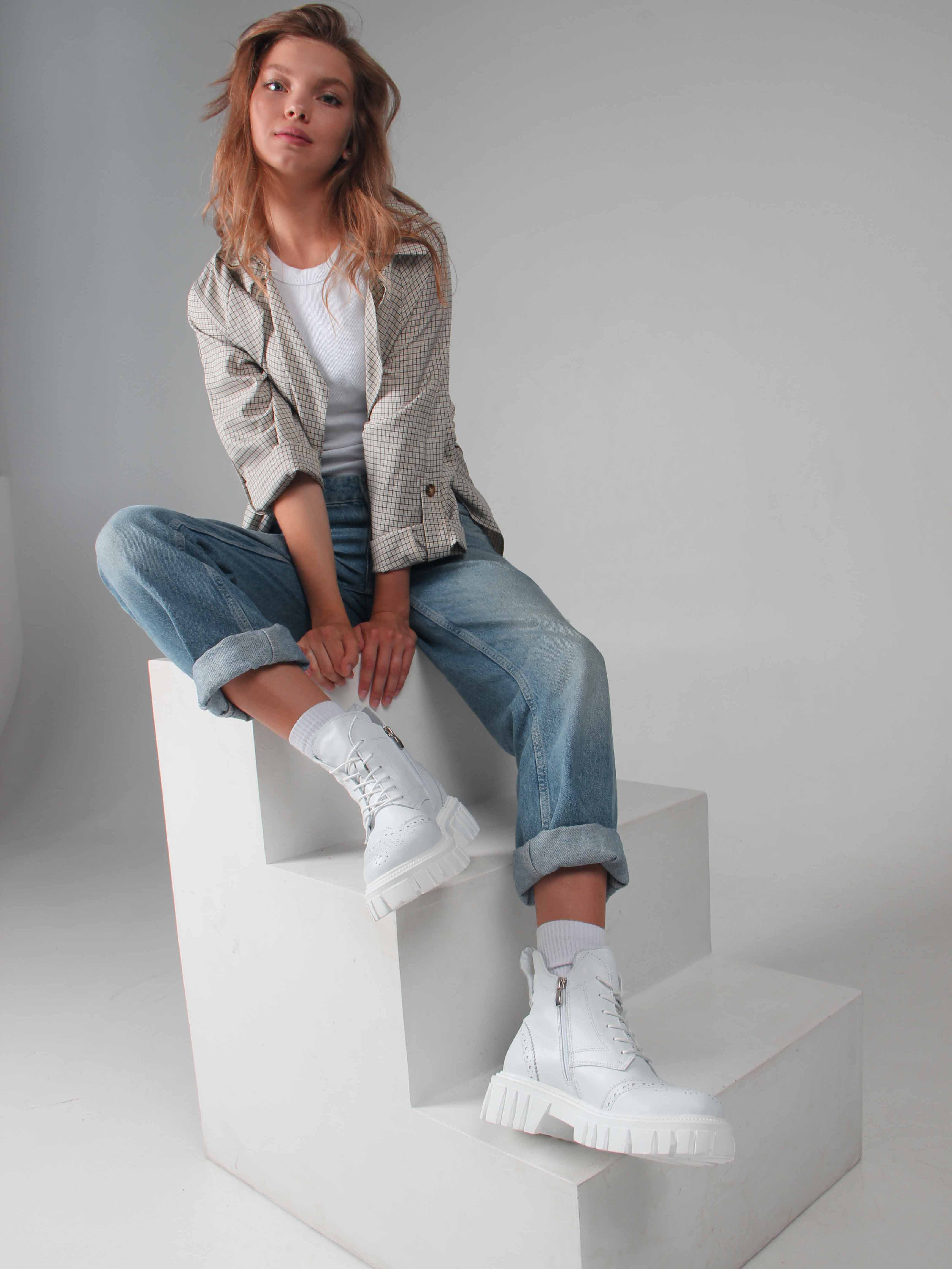 картинка Ботинки ED'ART 338.21153'w. Белый от интернет магазина